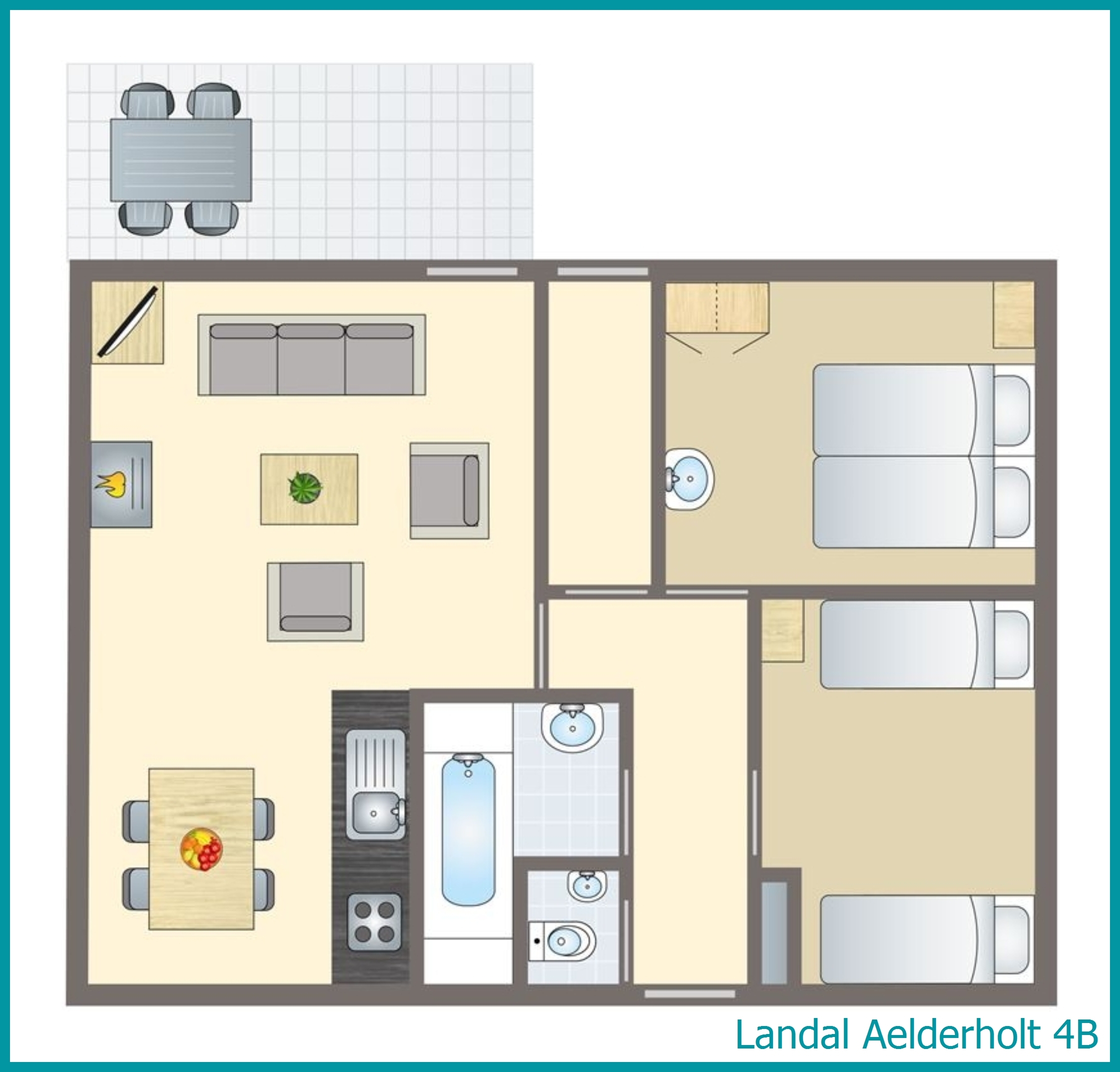 4-persoons bungalow 4B in Aelderholt