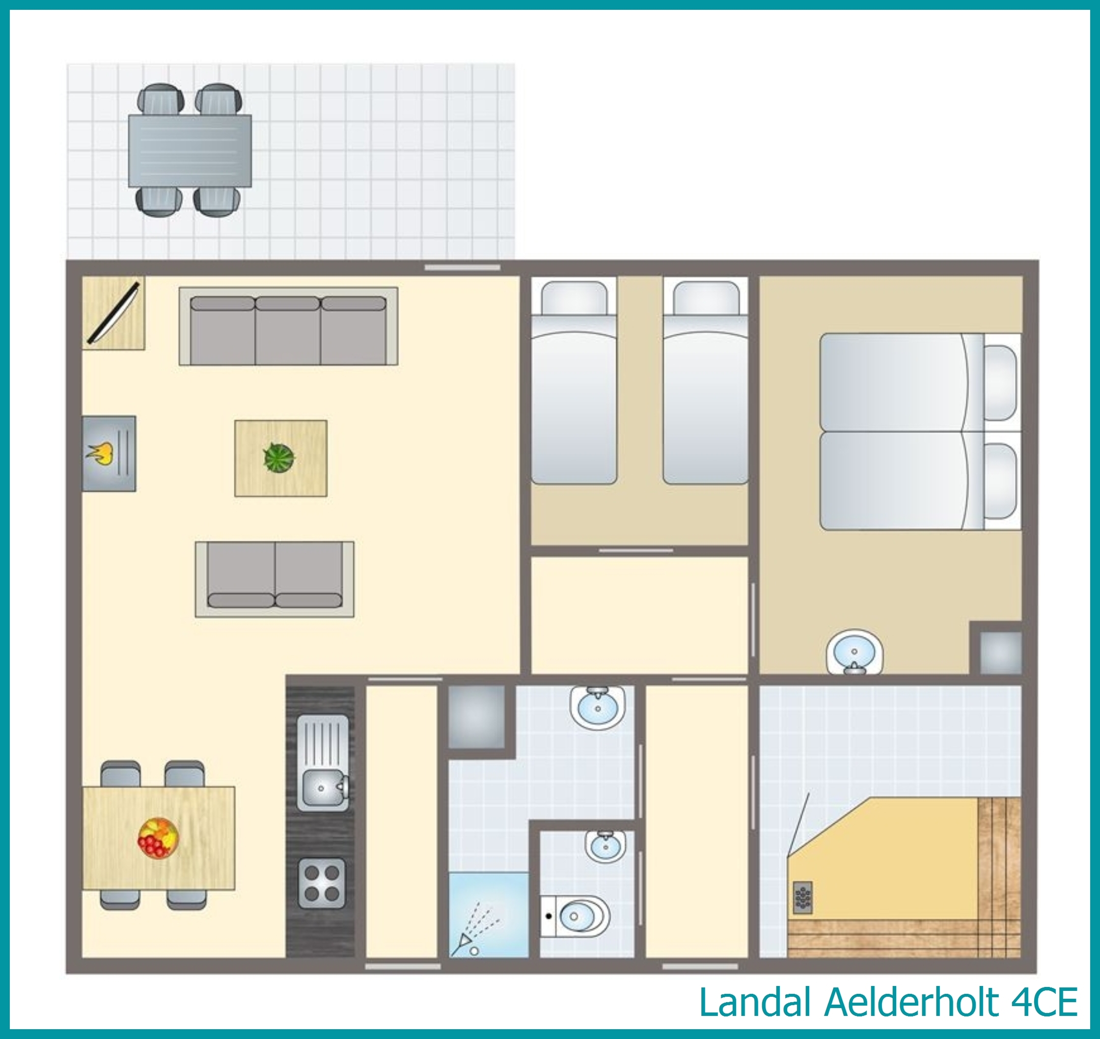 4-persoons bungalow 4CE in Aelderholt