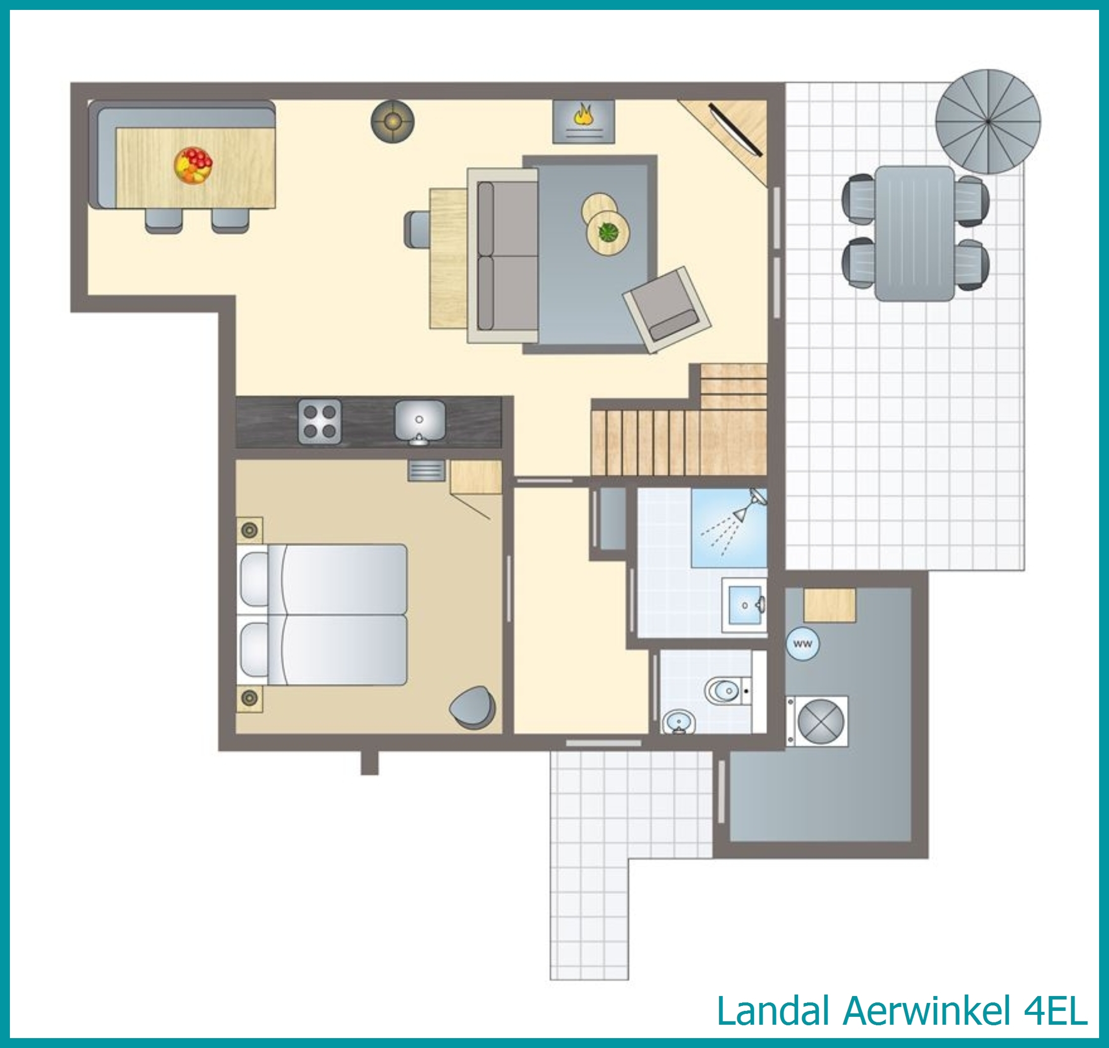 4-persoons bungalow 4EL in Aerwinkel