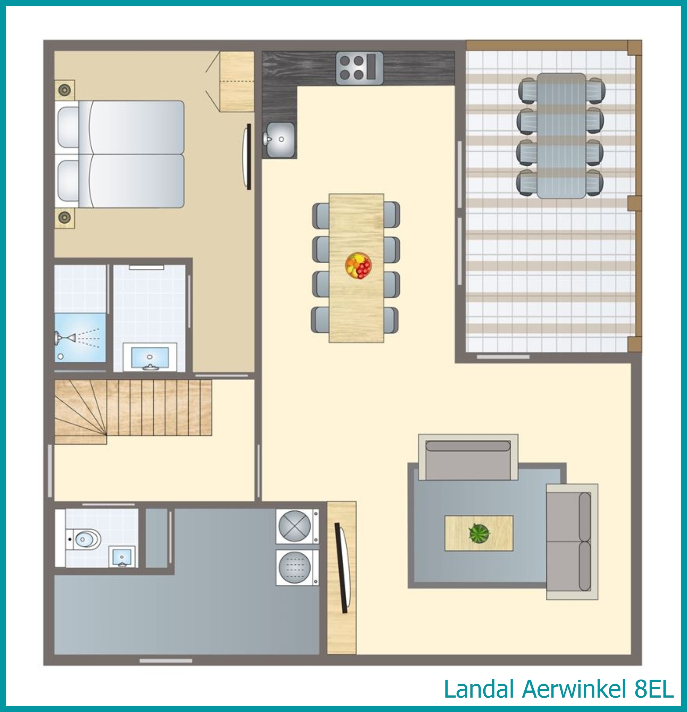 8-persoons bungalow 8EL in Aerwinkel