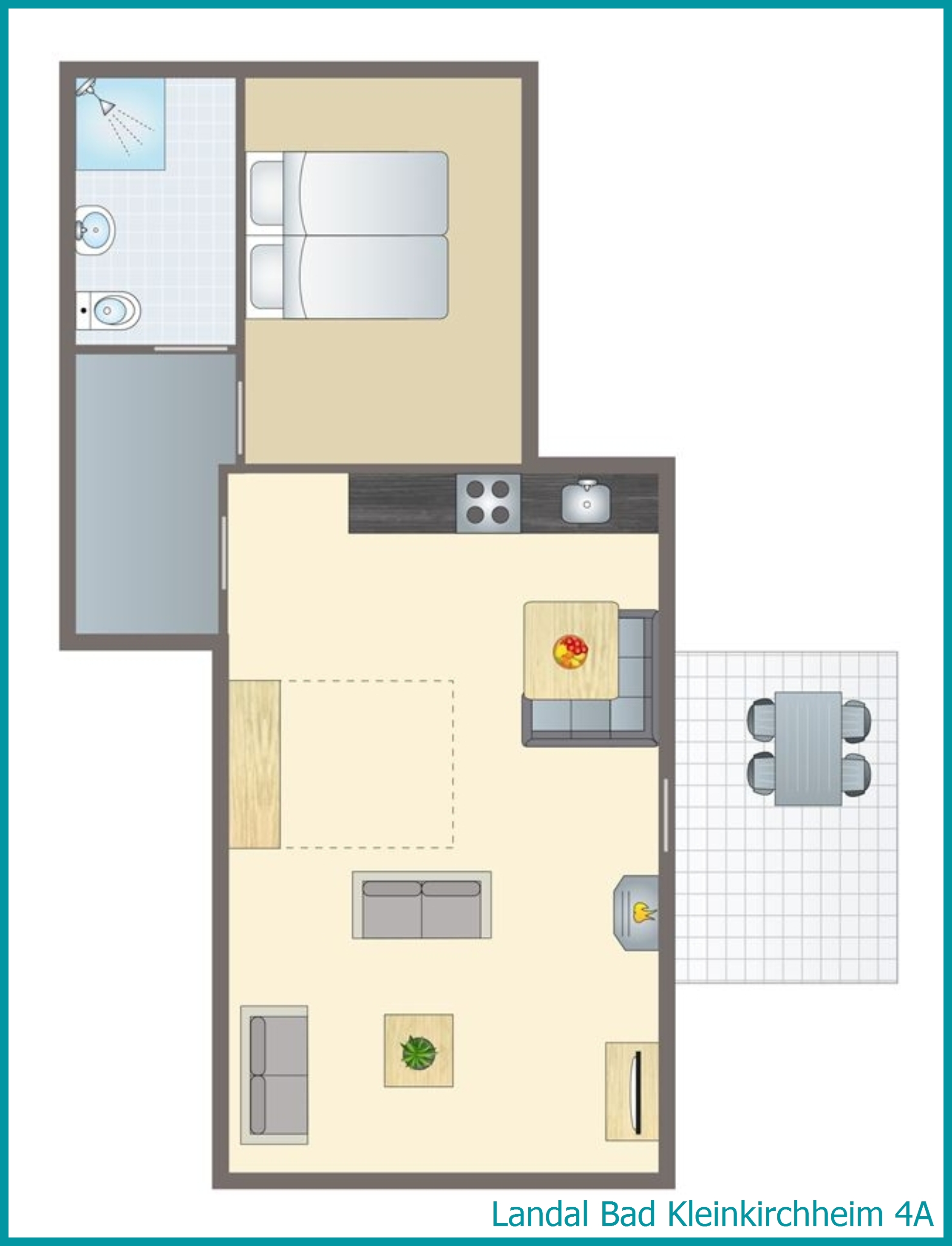 4-persoons appartement 4A in Bad Kleinkirchheim