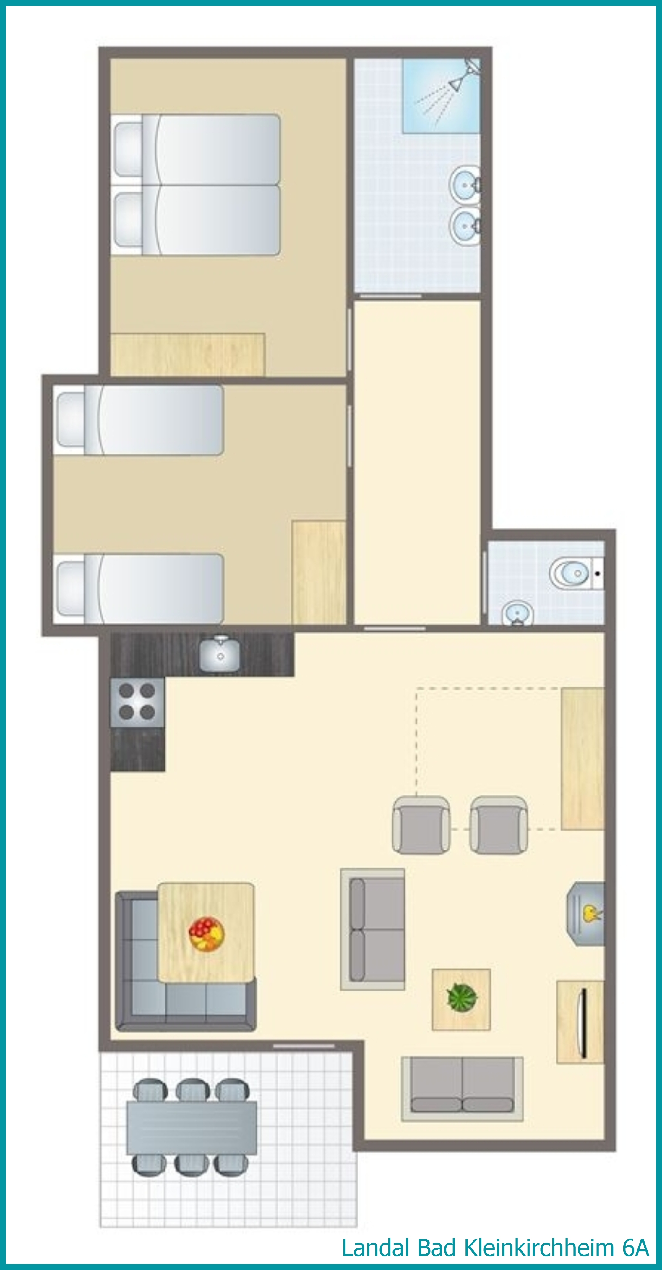 6-persoons appartement 6A in Bad Kleinkirchheim