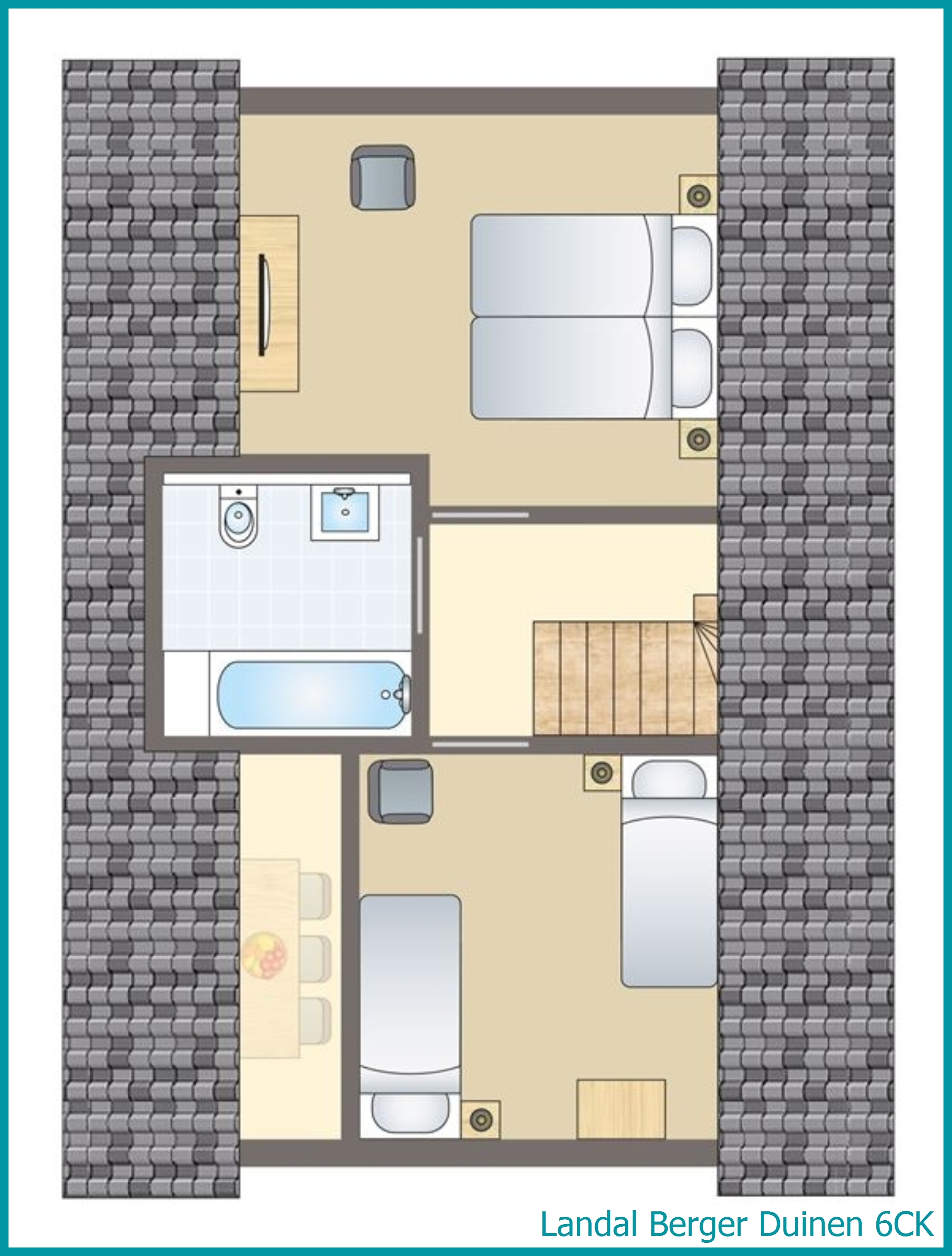6-persoons kinderwoning 6CK in Berger Duinen