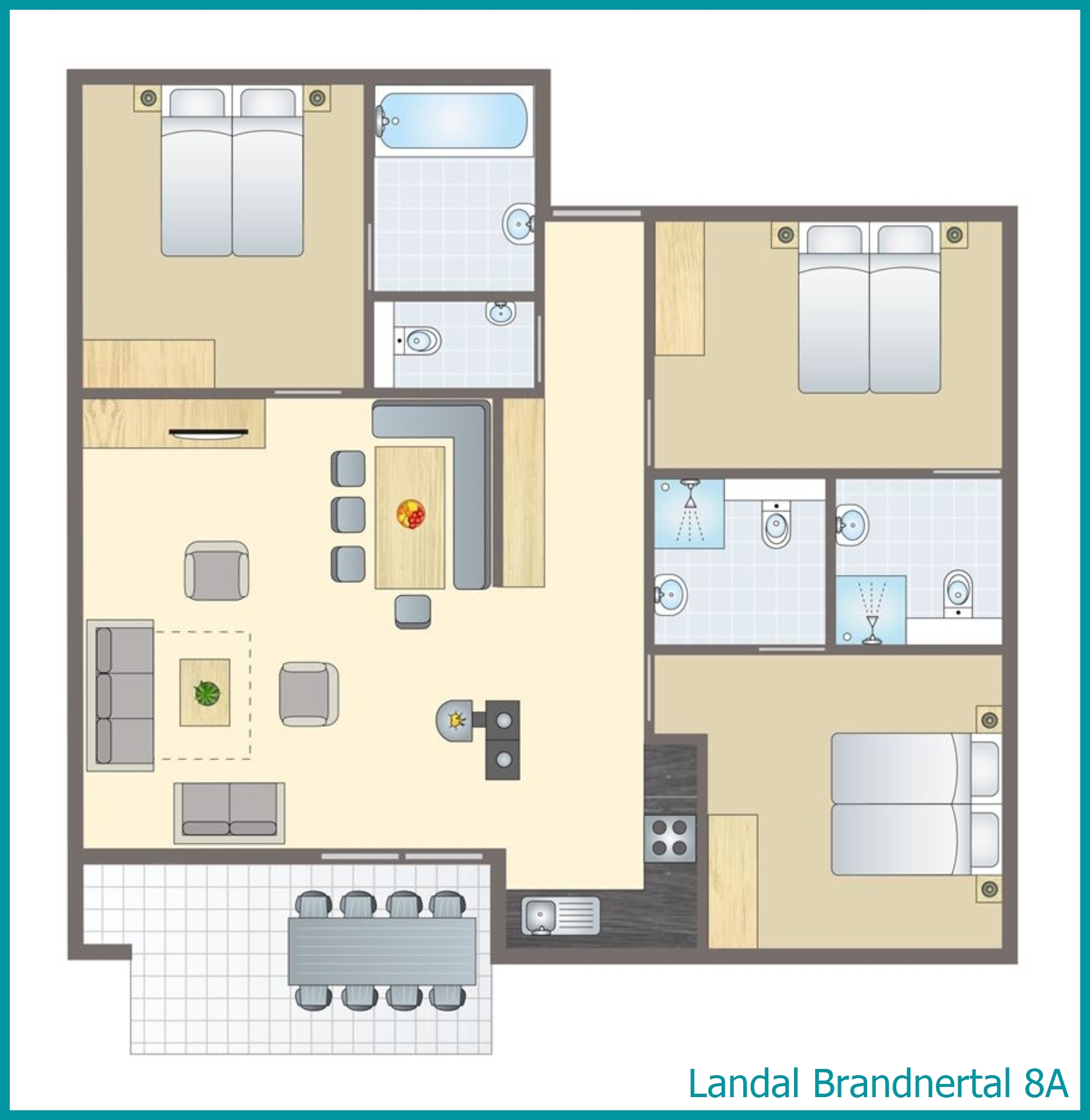 8-persoons appartement 8A in Brandnertal