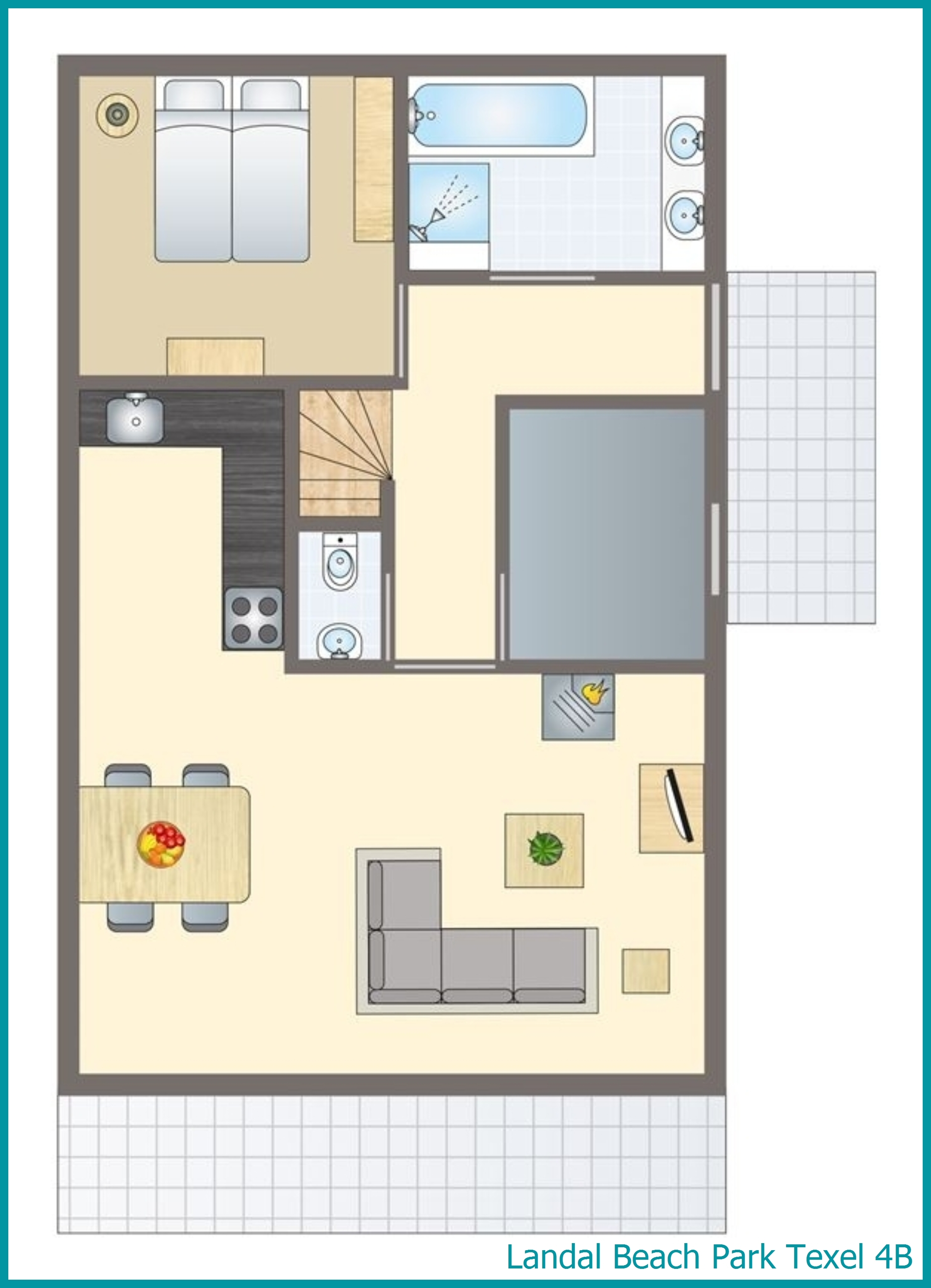 4-persoons villa 4B in Beach Park Texel