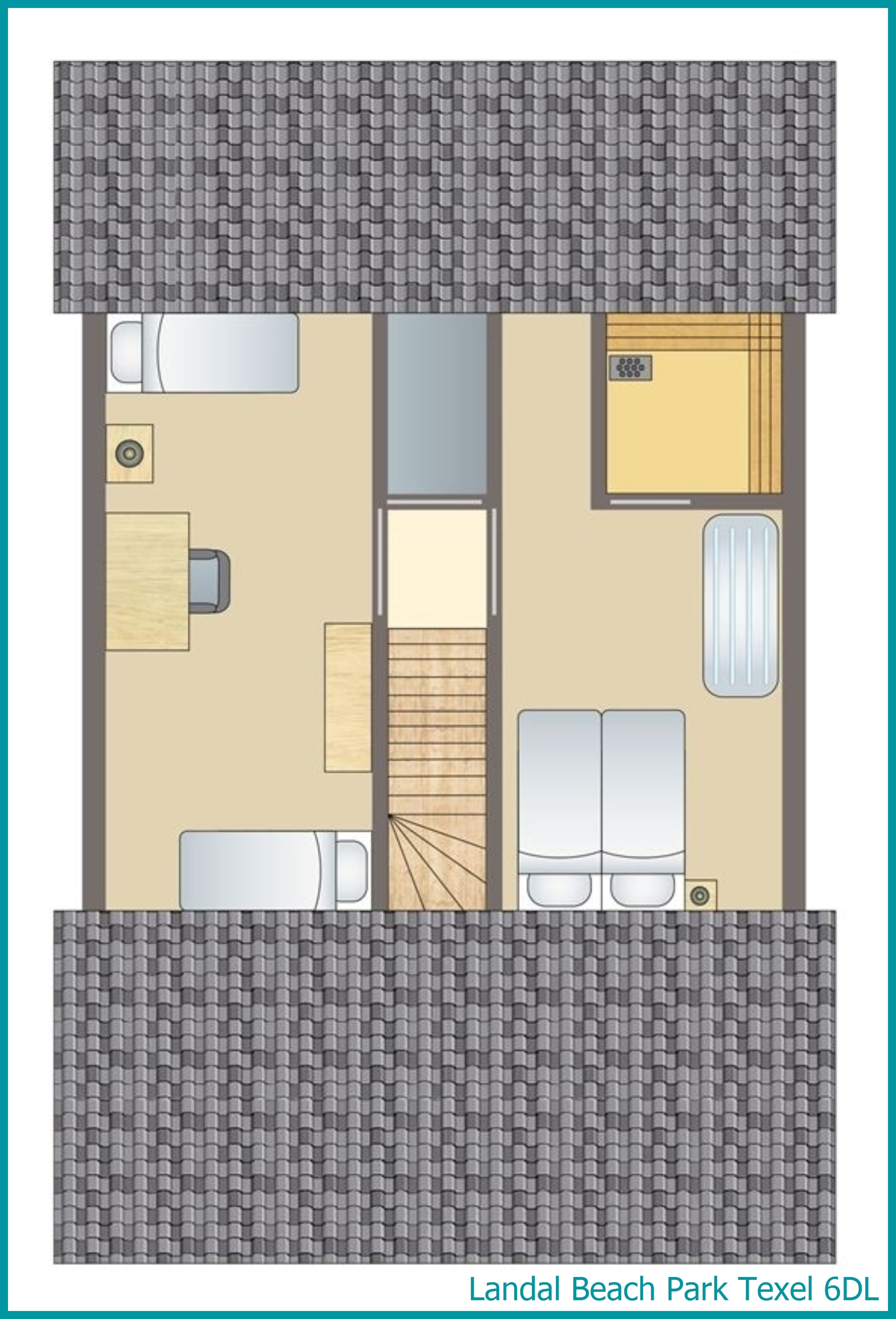 6-persoons villa 6DL in Beach Park Texel