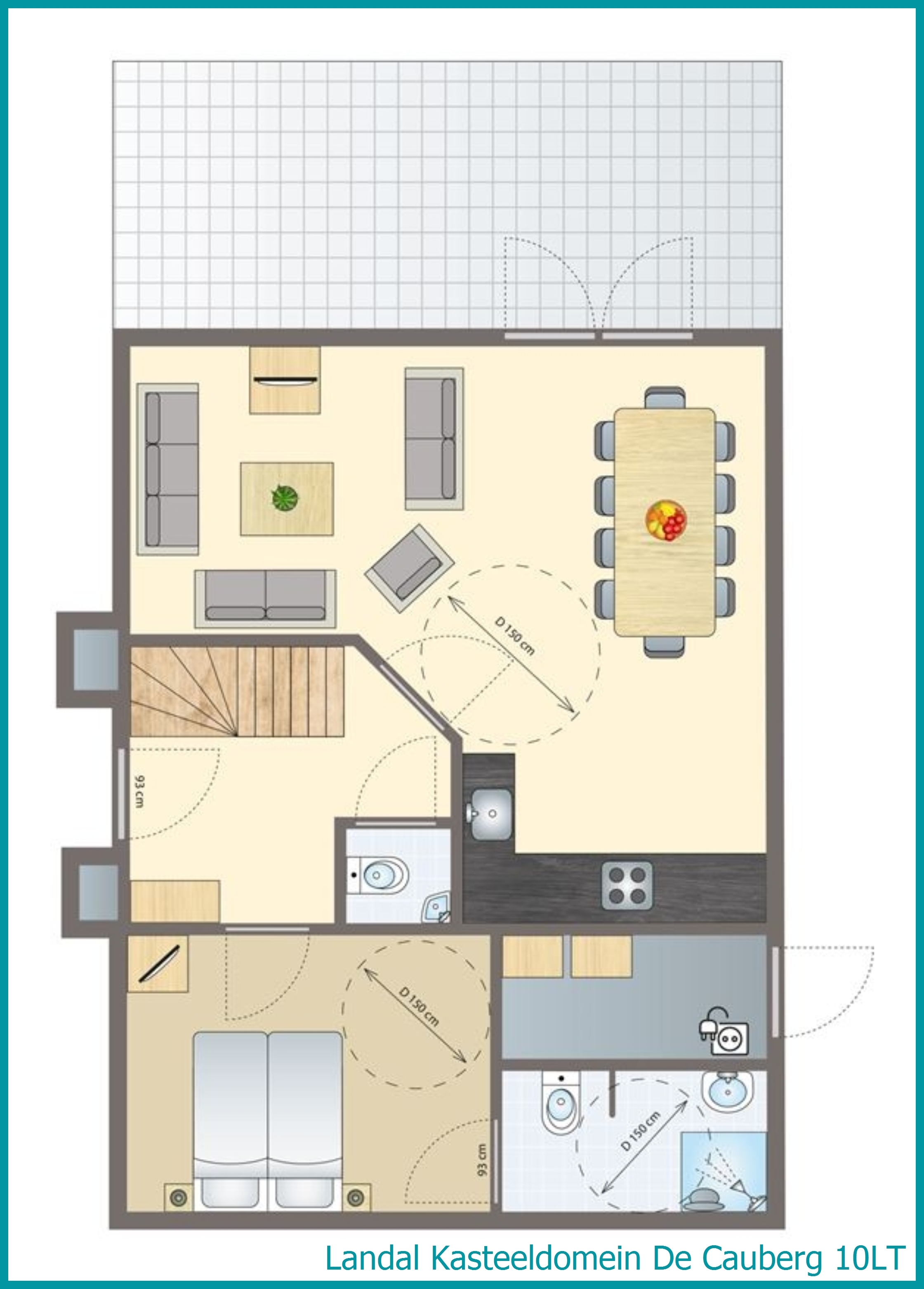 10-persoons villa 10LT in Kasteeldomein De Cauberg