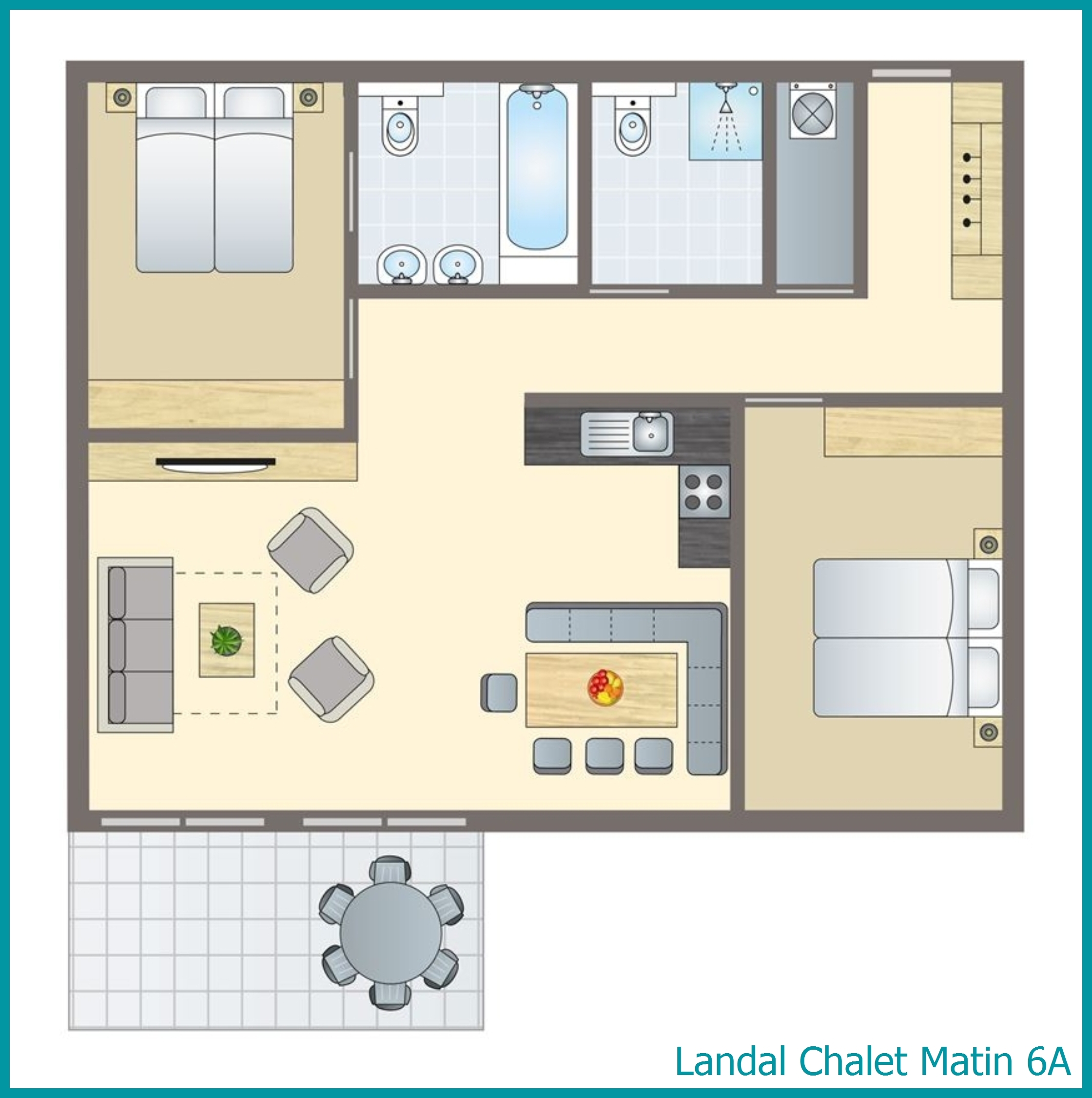 6-persoons appartement 6A in Chalet Matin