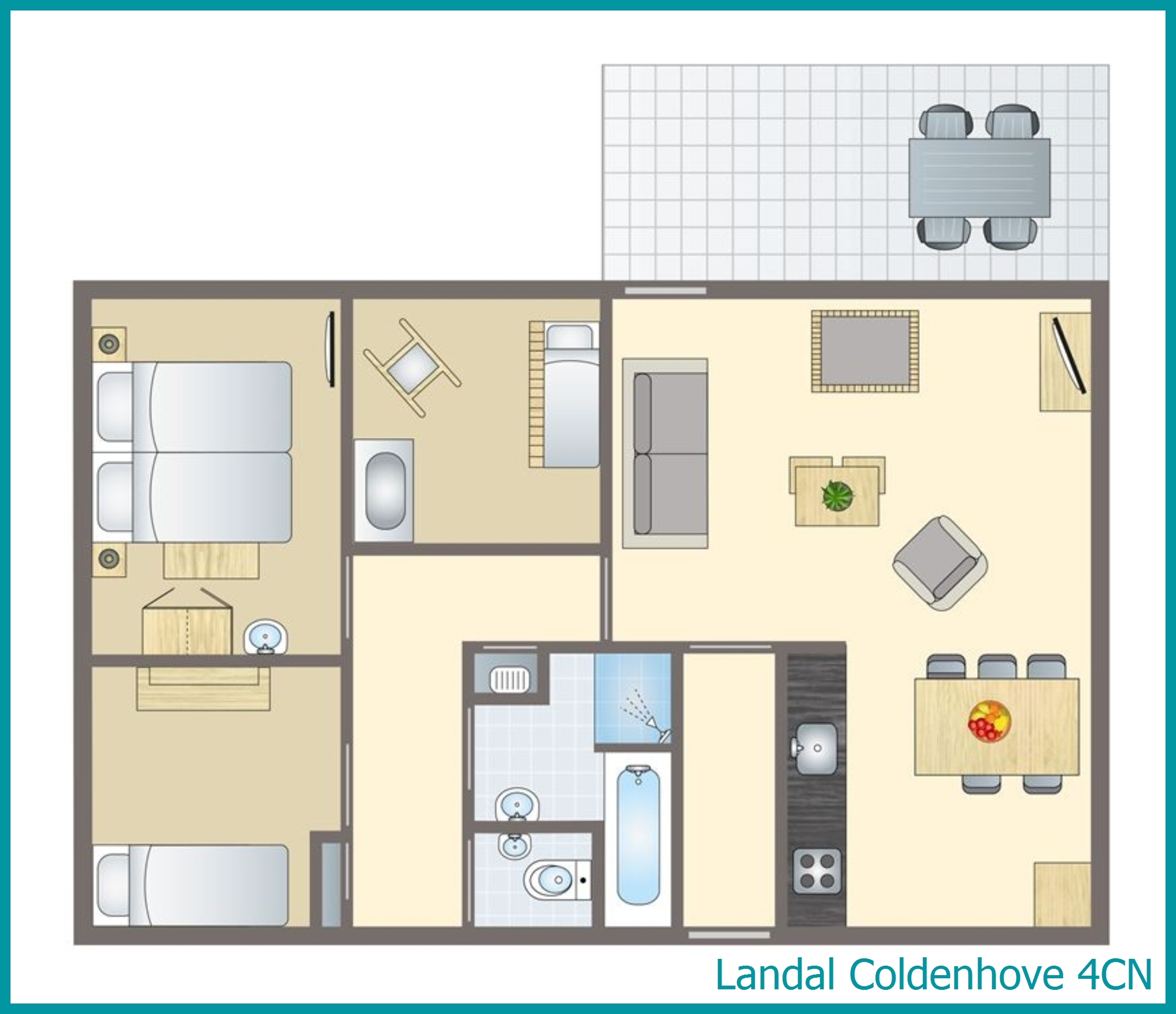 4-persoons babybungalow 4CN in Coldenhove