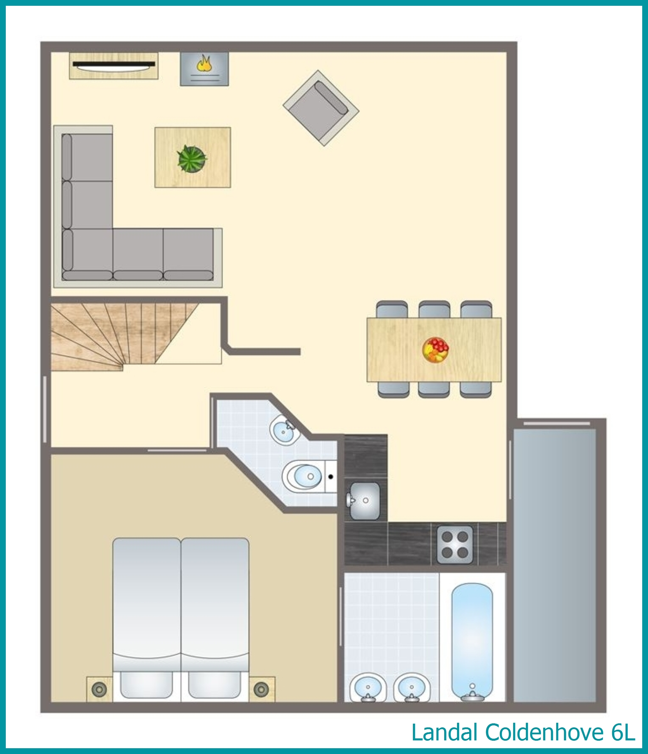 6-persoons bungalow 6L in Coldenhove