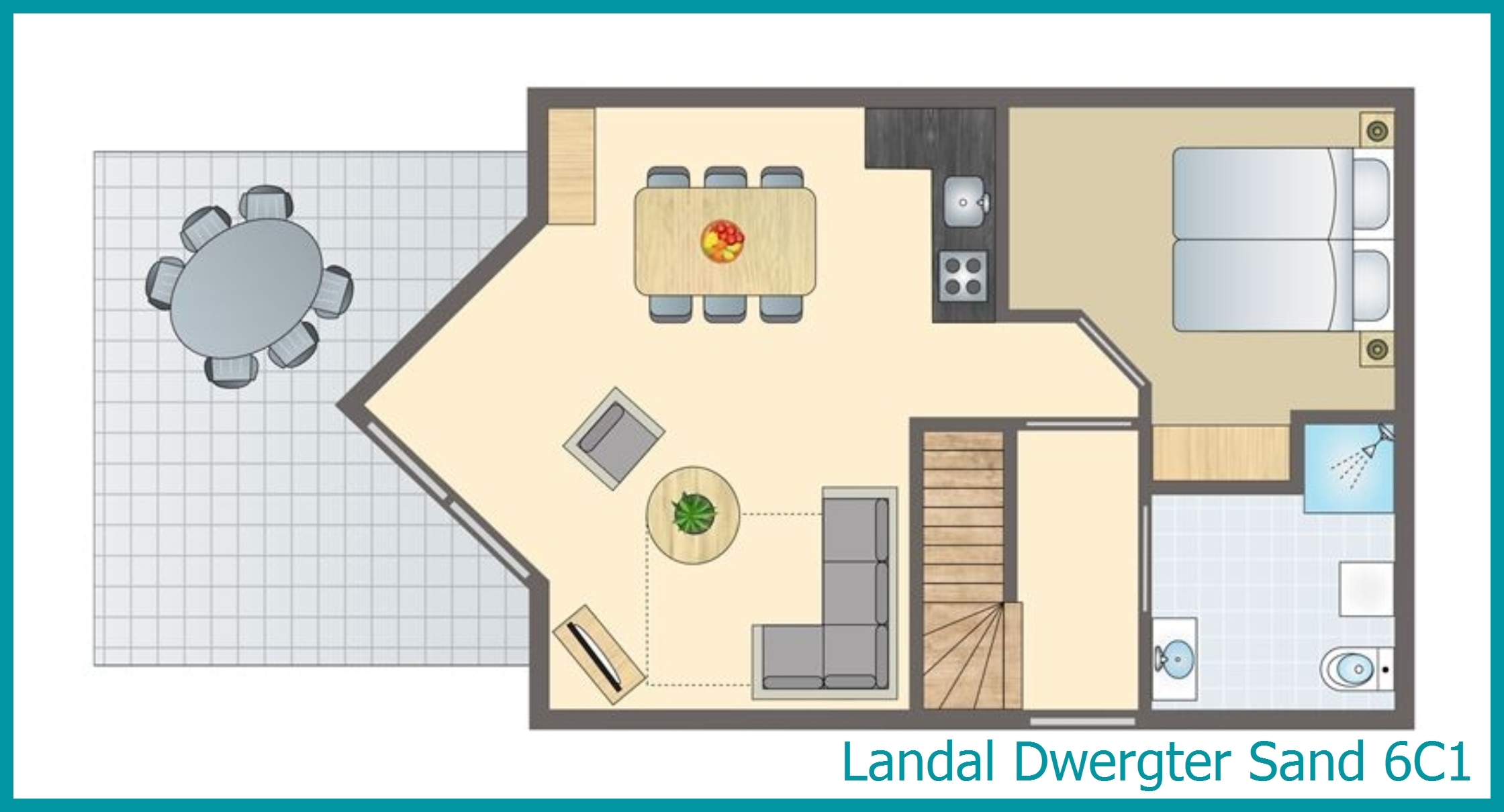 6-persoons bungalow 6C1 in Dwergter Sand