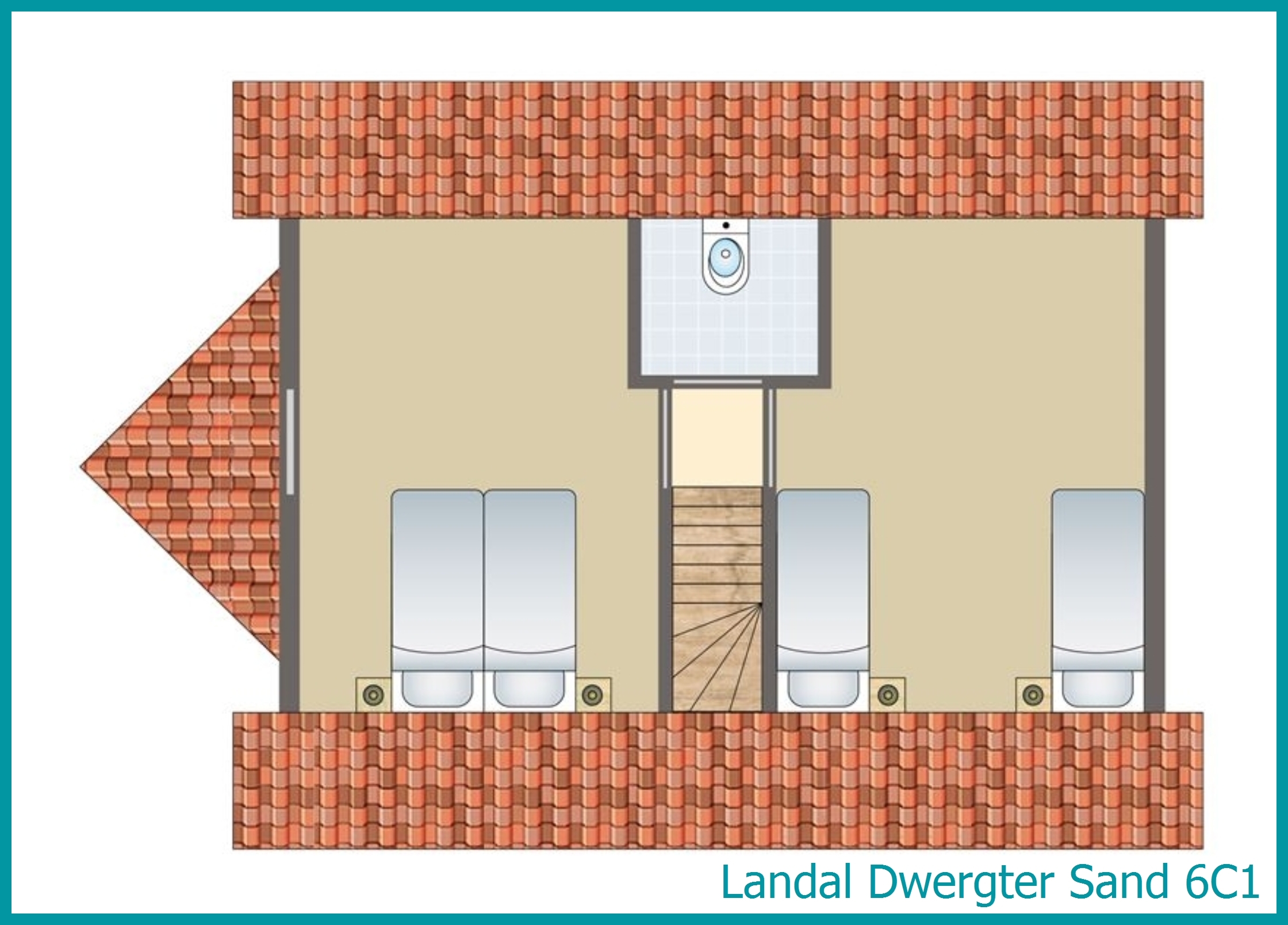 6-persoons bungalow 6C1 in Dwergter Sand