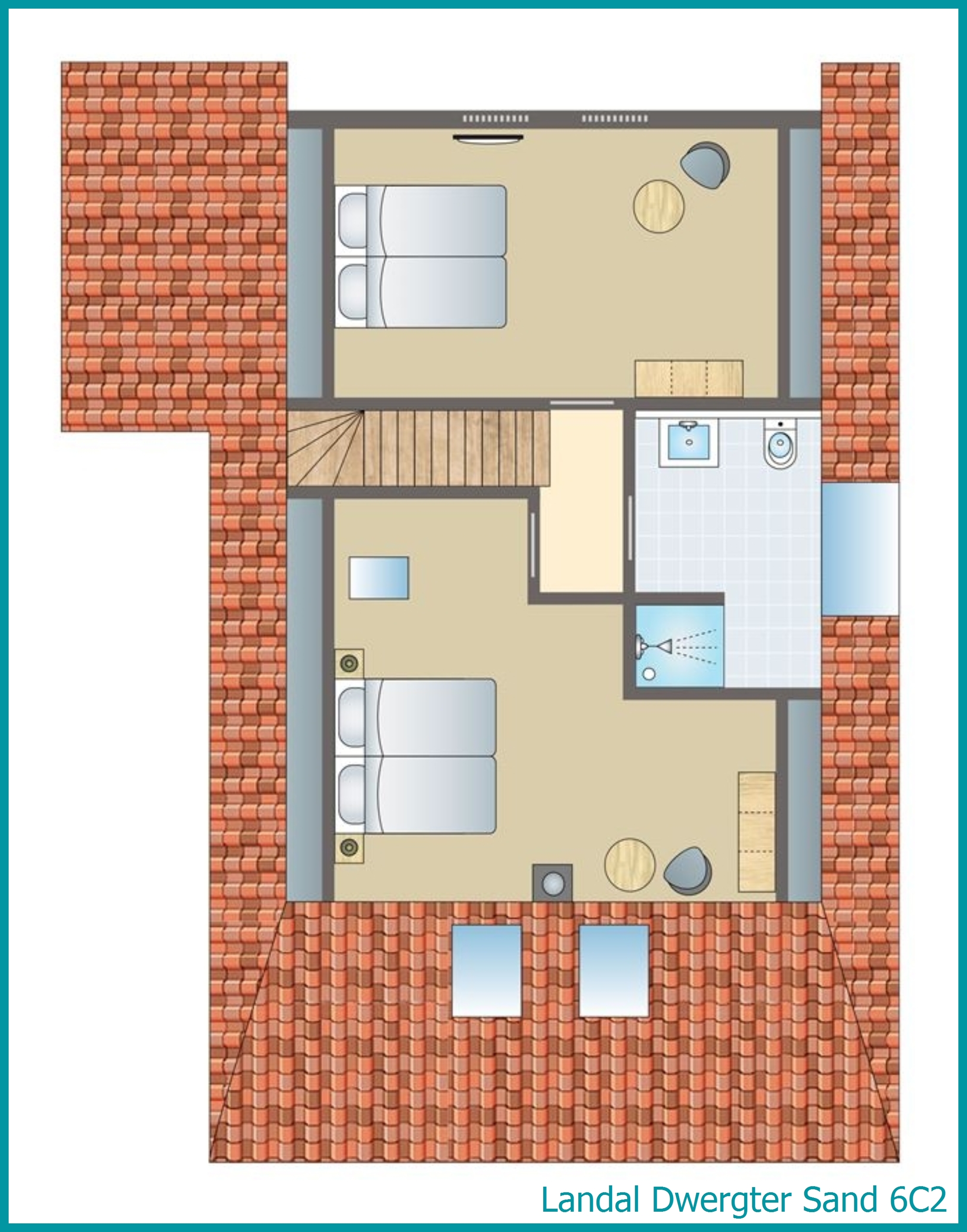 6-persoons bungalow 6C2 in Dwergter Sand