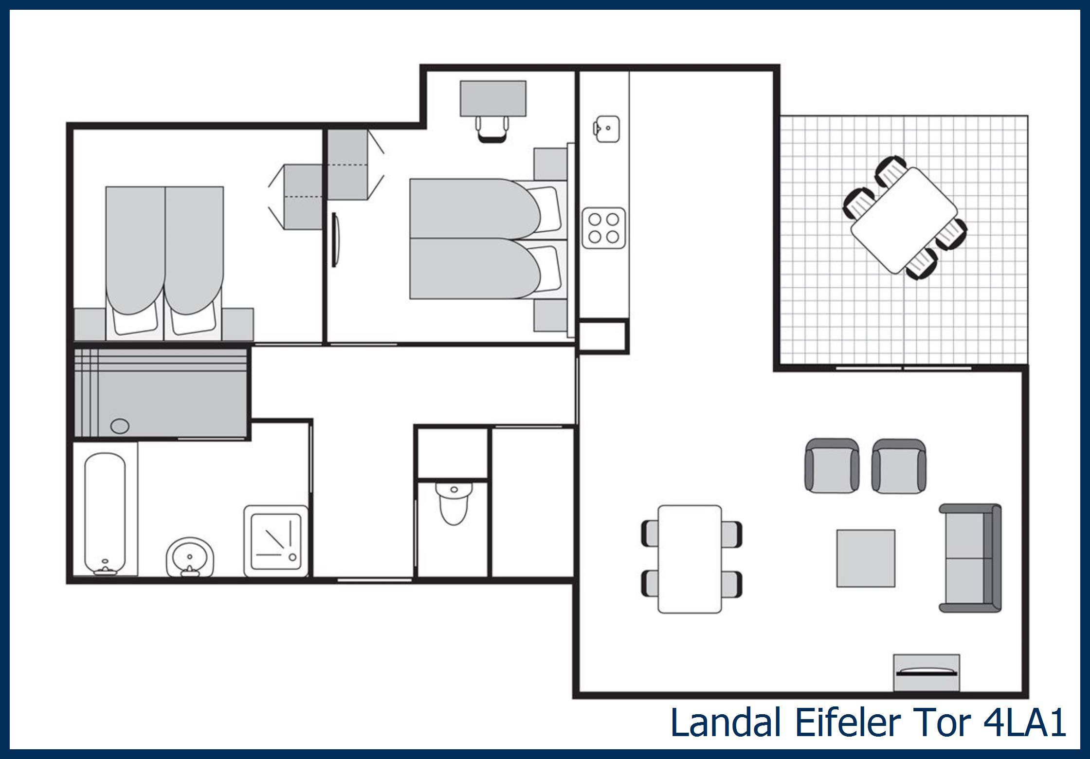 Appartement 4LA1 in Eifeler Tor