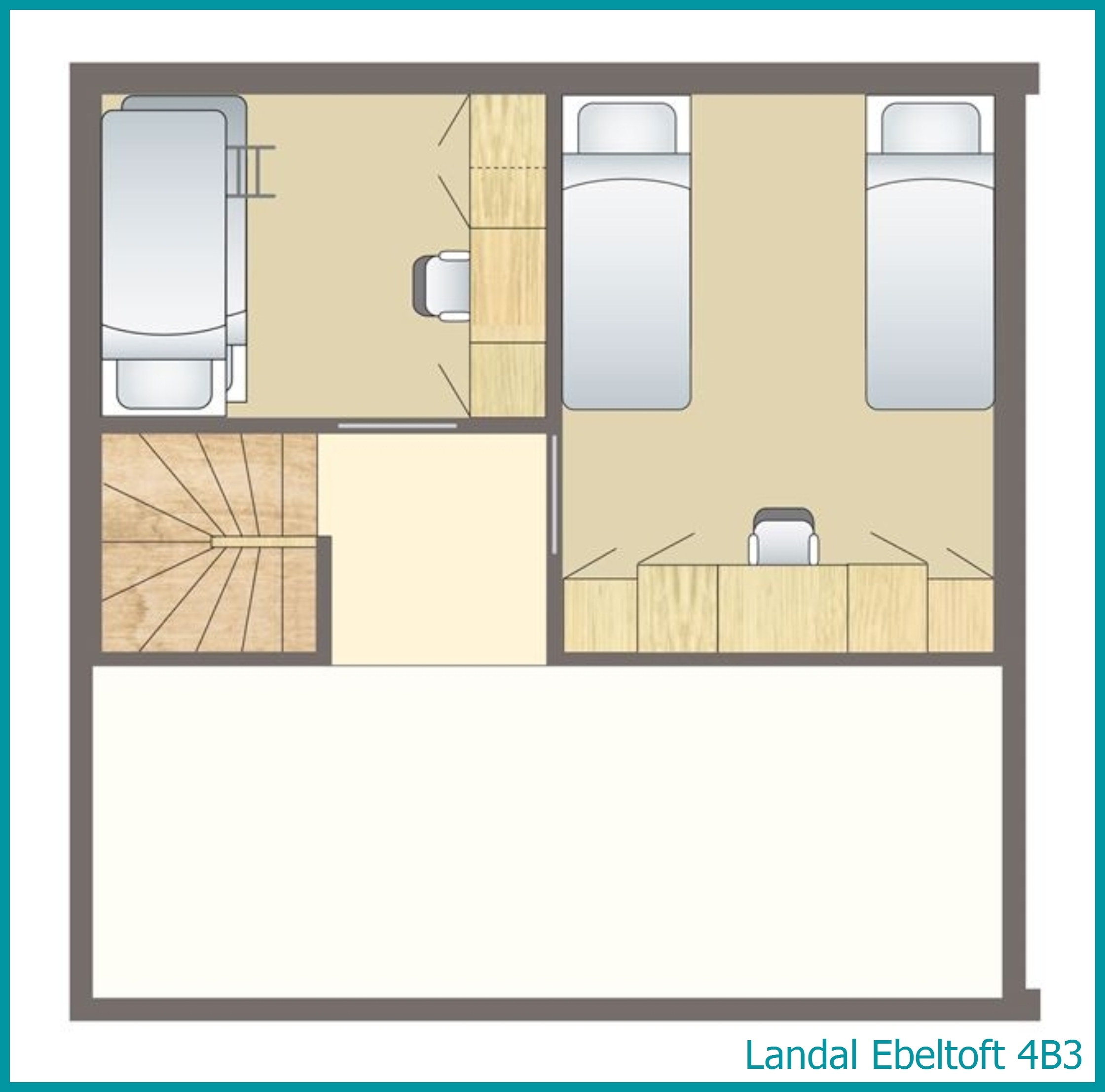 4-persoons bungalow 4B3 in Ebeltoft