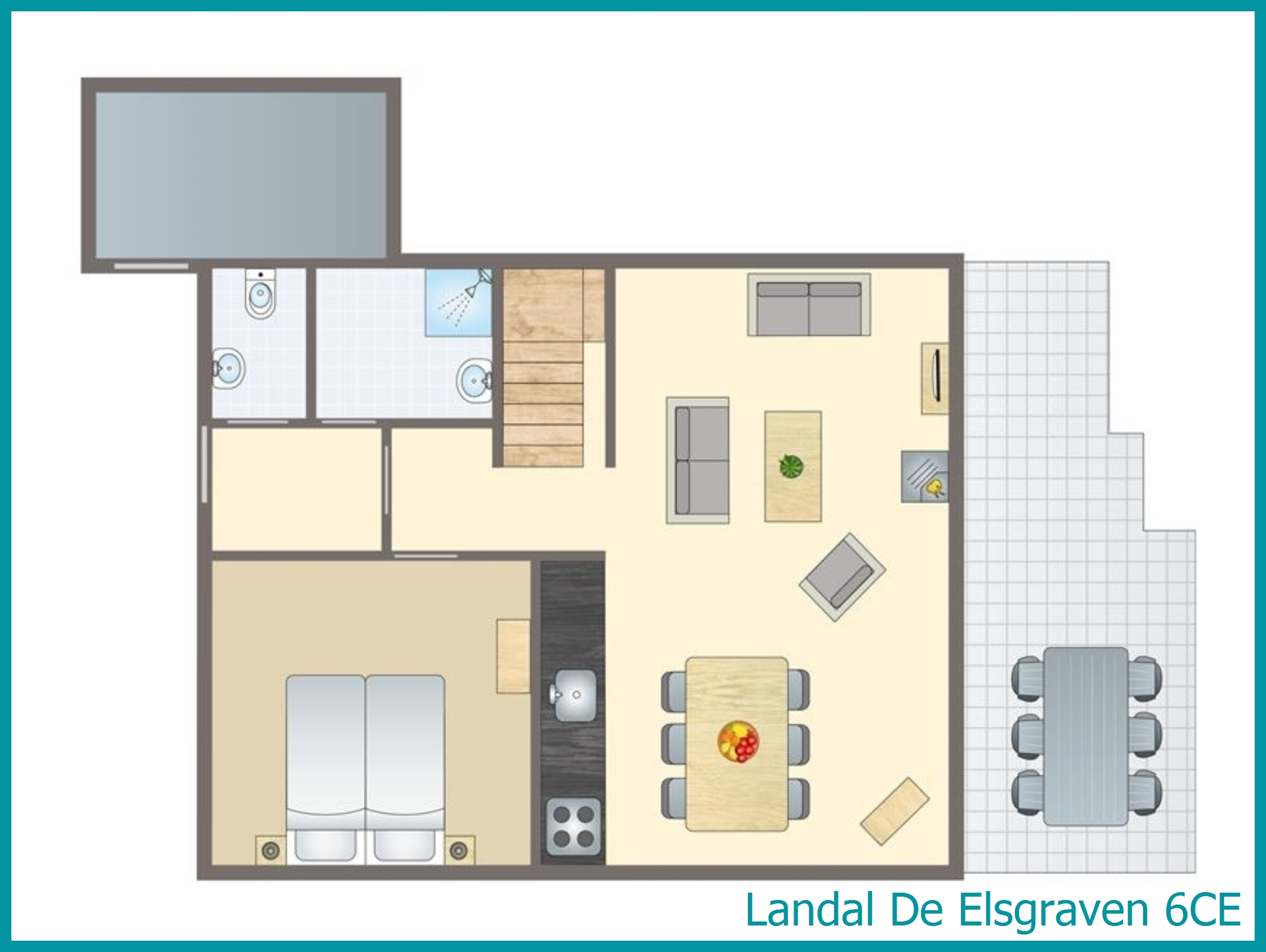 6-persoons bungalow 6CE in De Elsgraven