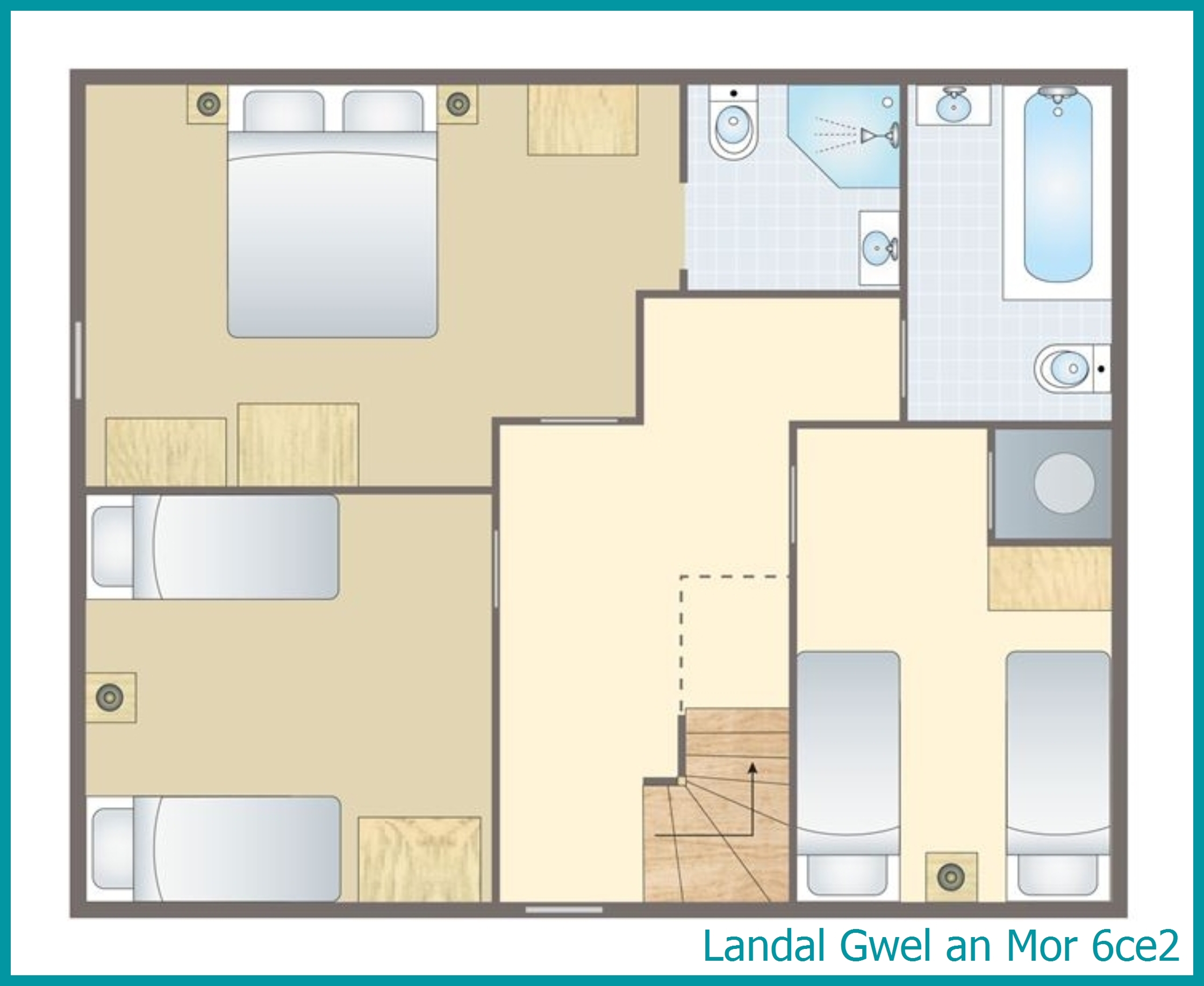 6-persoons chalet 6CE2 in Gwel an Mor