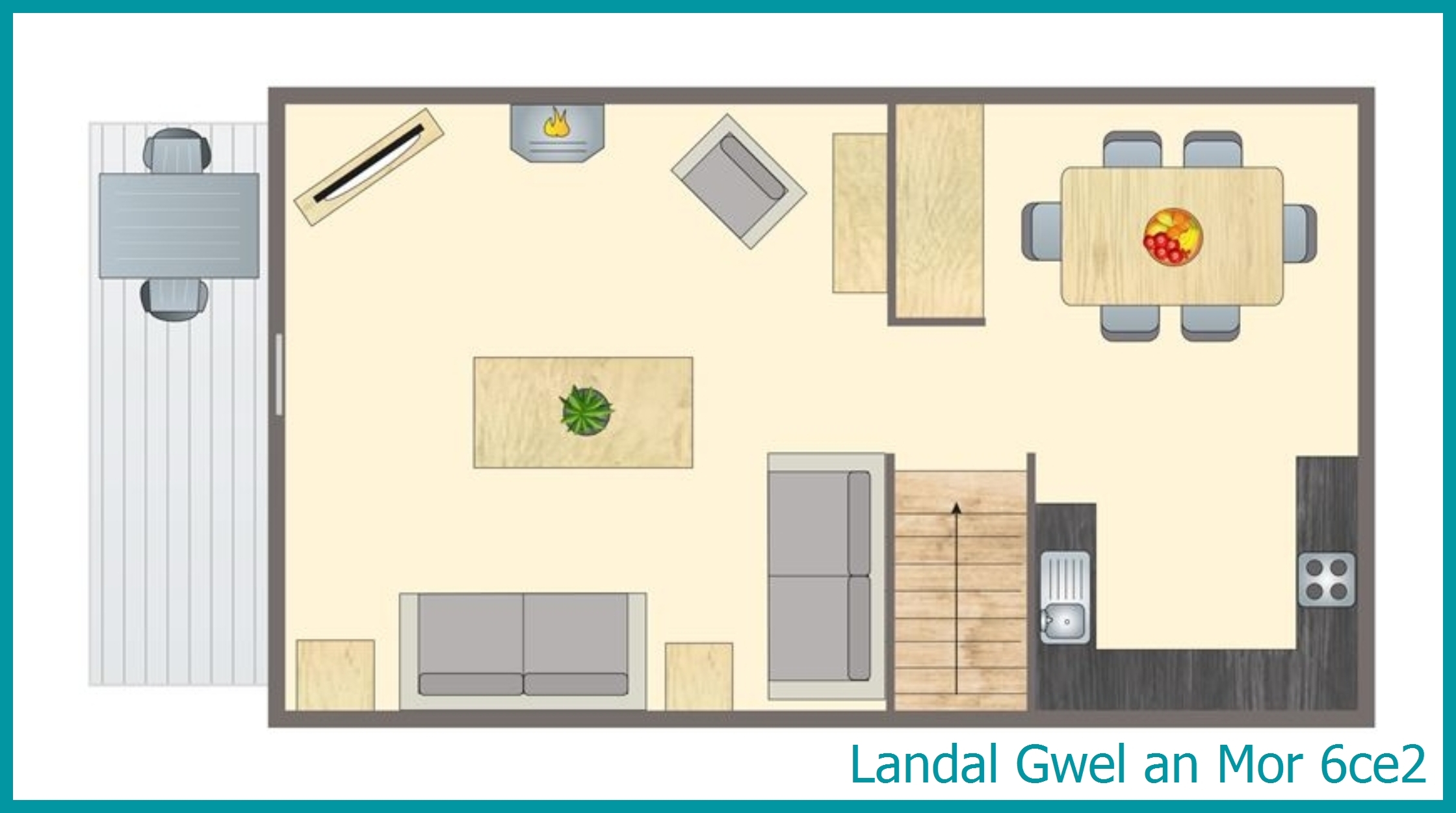 6-persoons chalet 6CE2 in Gwel an Mor