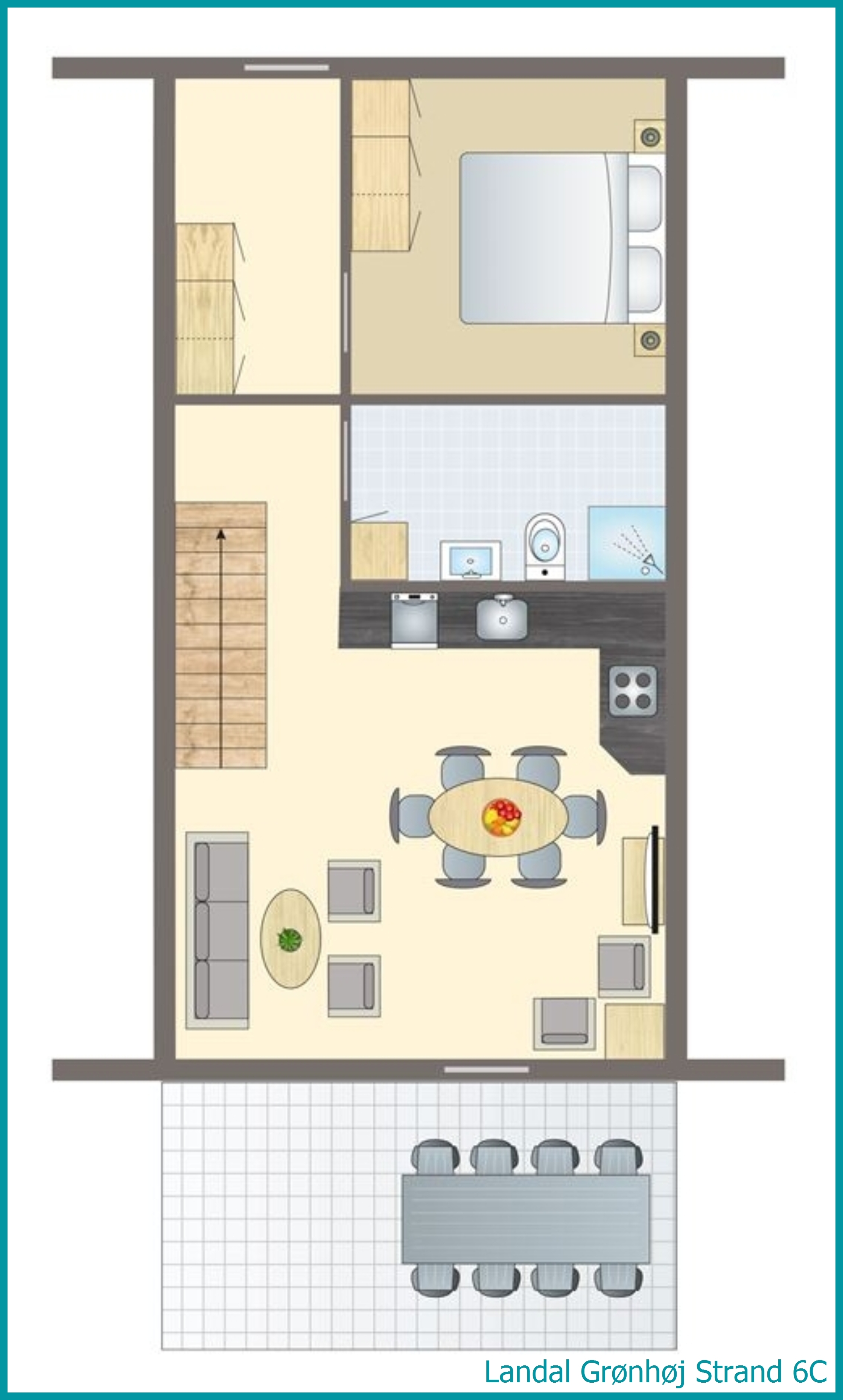 6-persons bungalow 6C in Grønhøj Strand