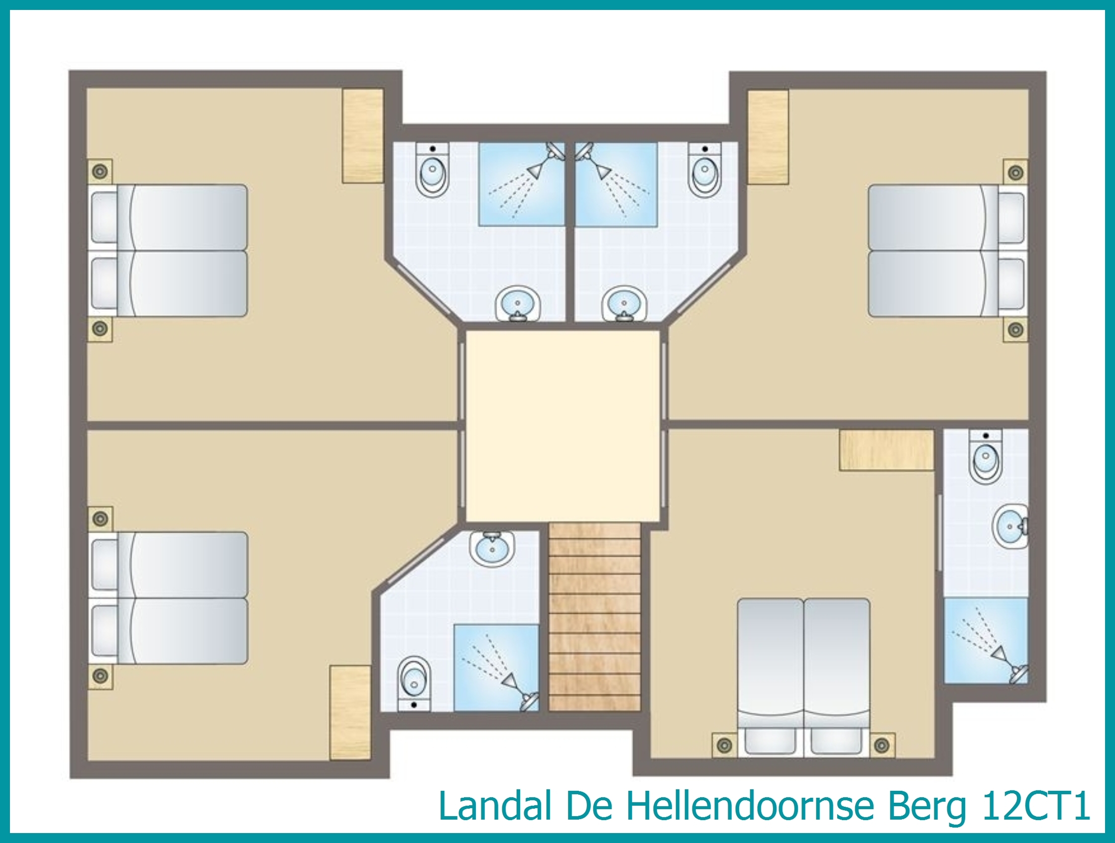 12-persoons bungalow 12CT1 in De Hellendoornse Berg