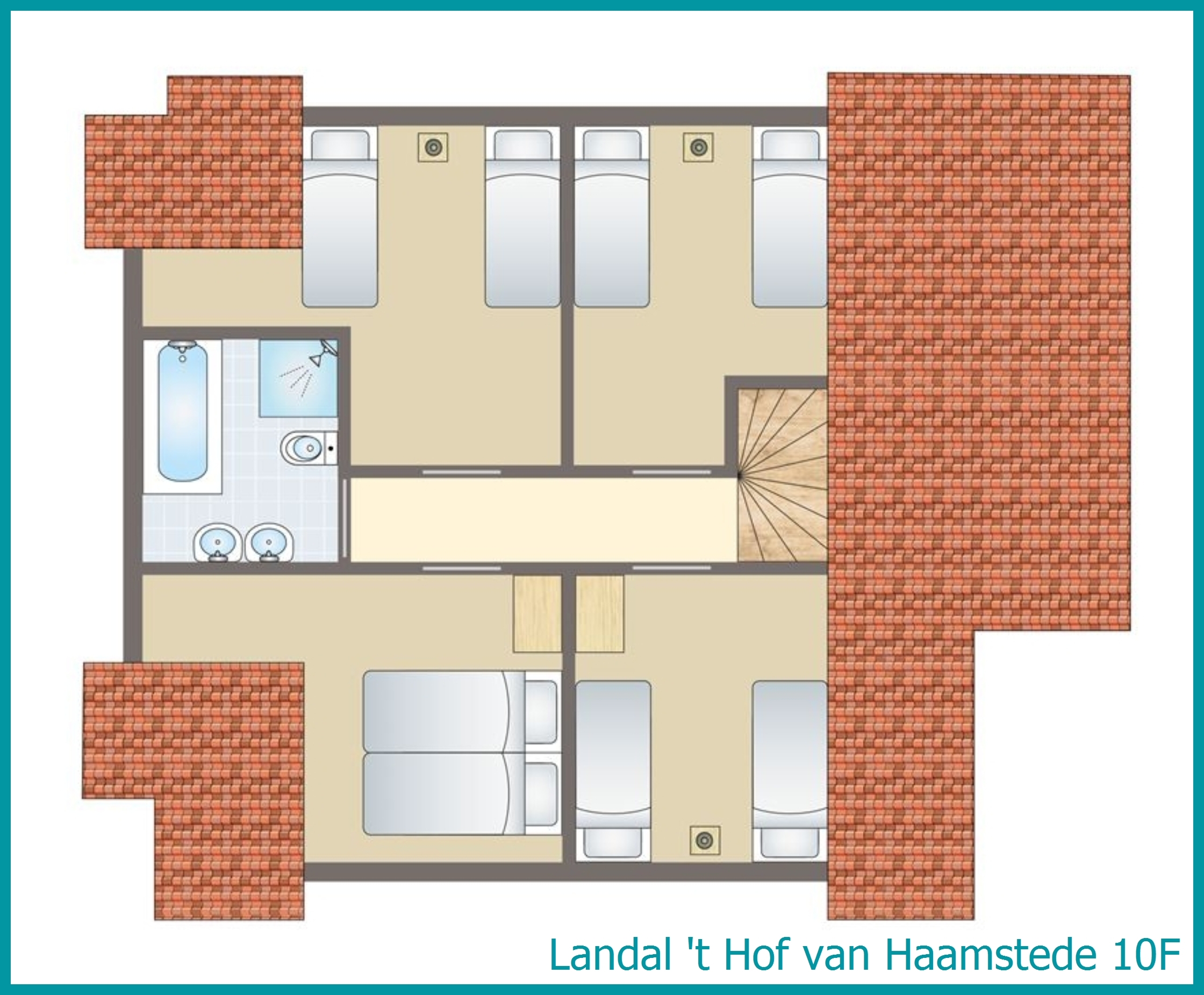 10-persoons bungalow 10F in 't Hof van Haamstede