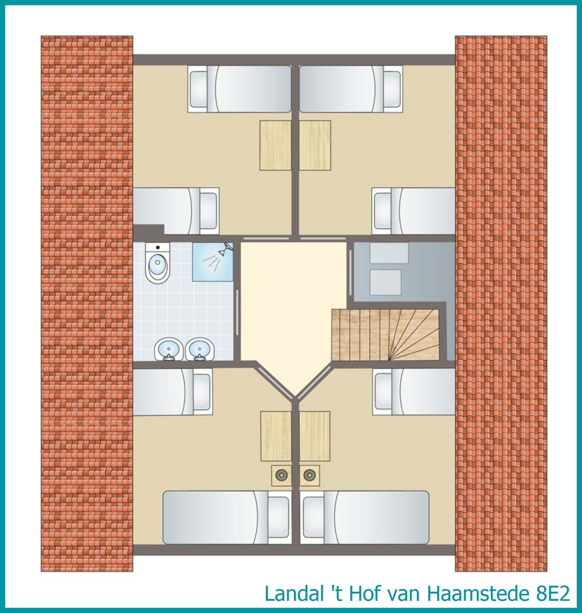 8-persoons bungalow 8E2 in 't Hof van Haamstede