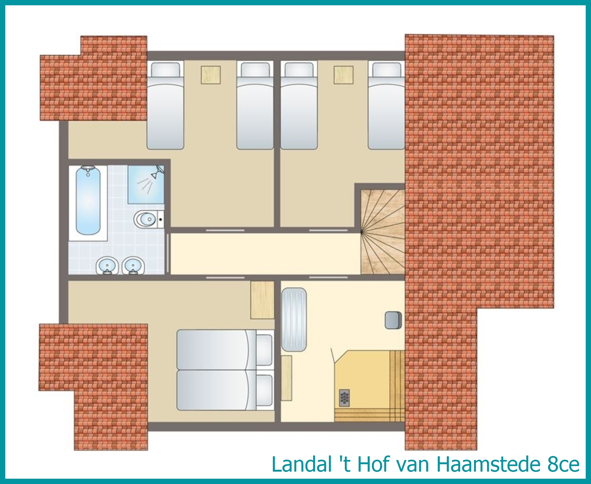 8-persoons bungalow 8ce in 't Hof van Haamstede