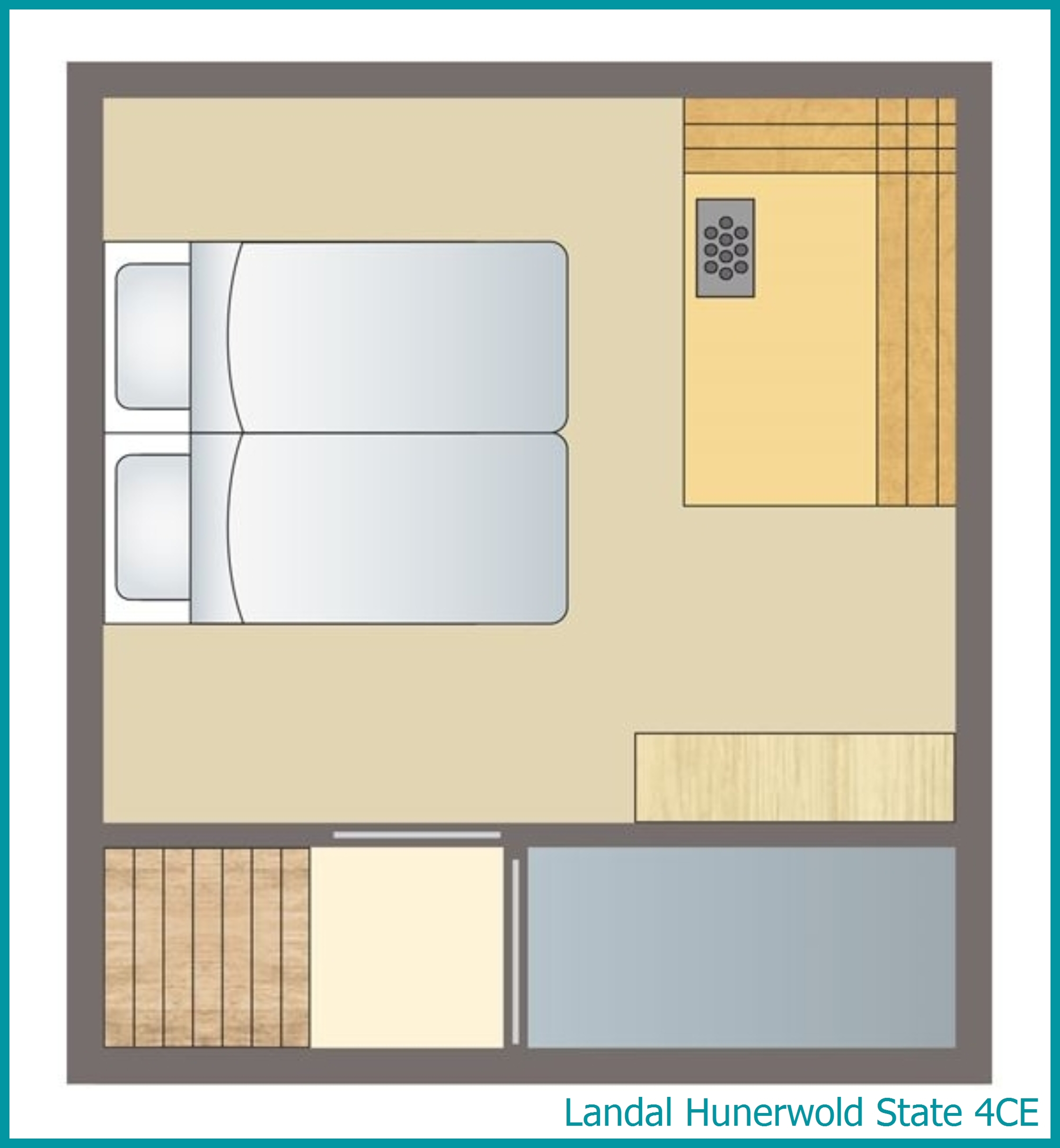 4-persoons bungalow 4CE in Hunerwold State