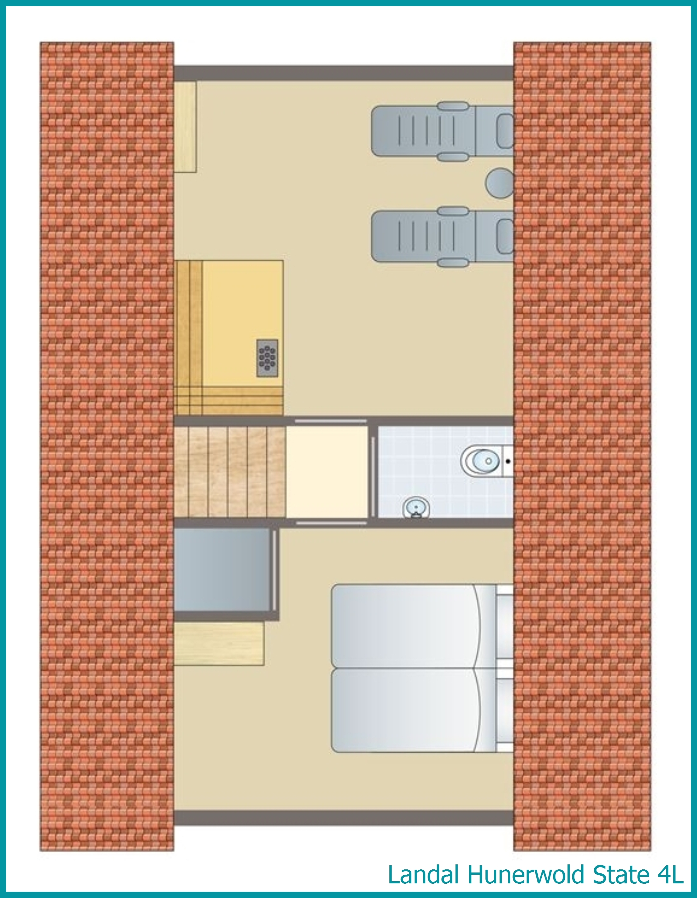 4-persoons bungalow 4L in Hunerwold State