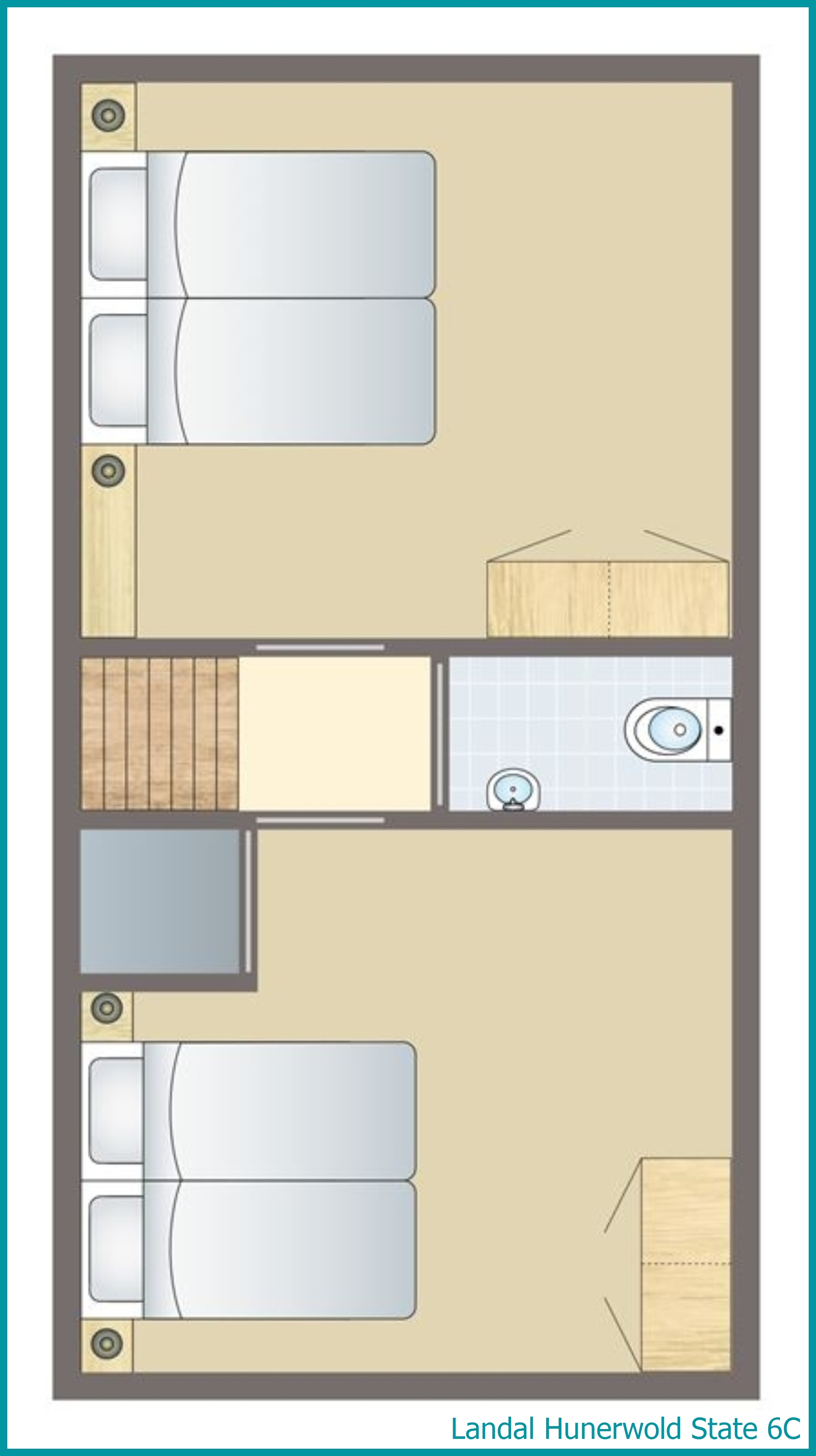 6-persoons bungalow 6C in Hunerwold State