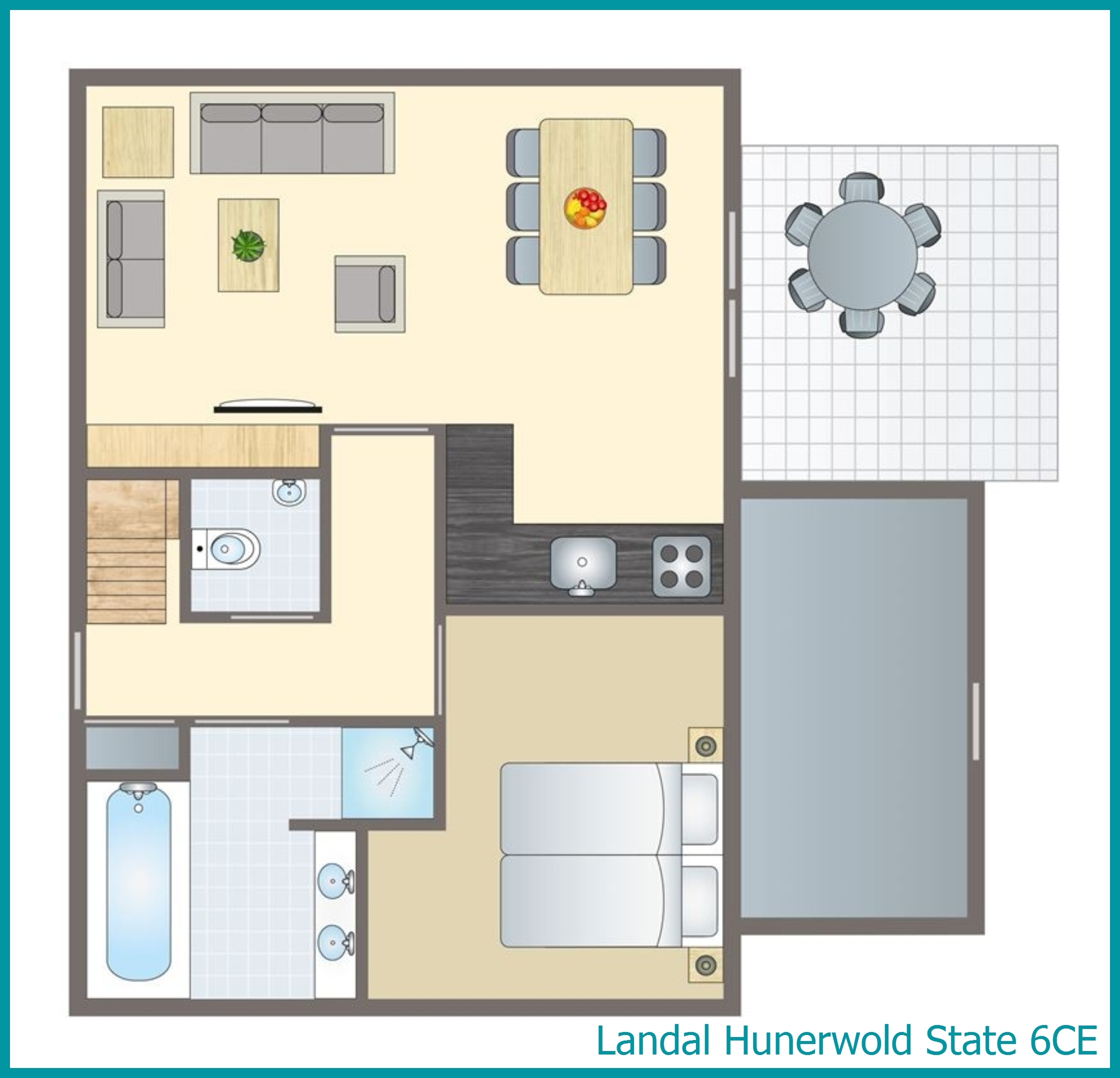 6-persoons bungalow 6CE in Hunerwold State