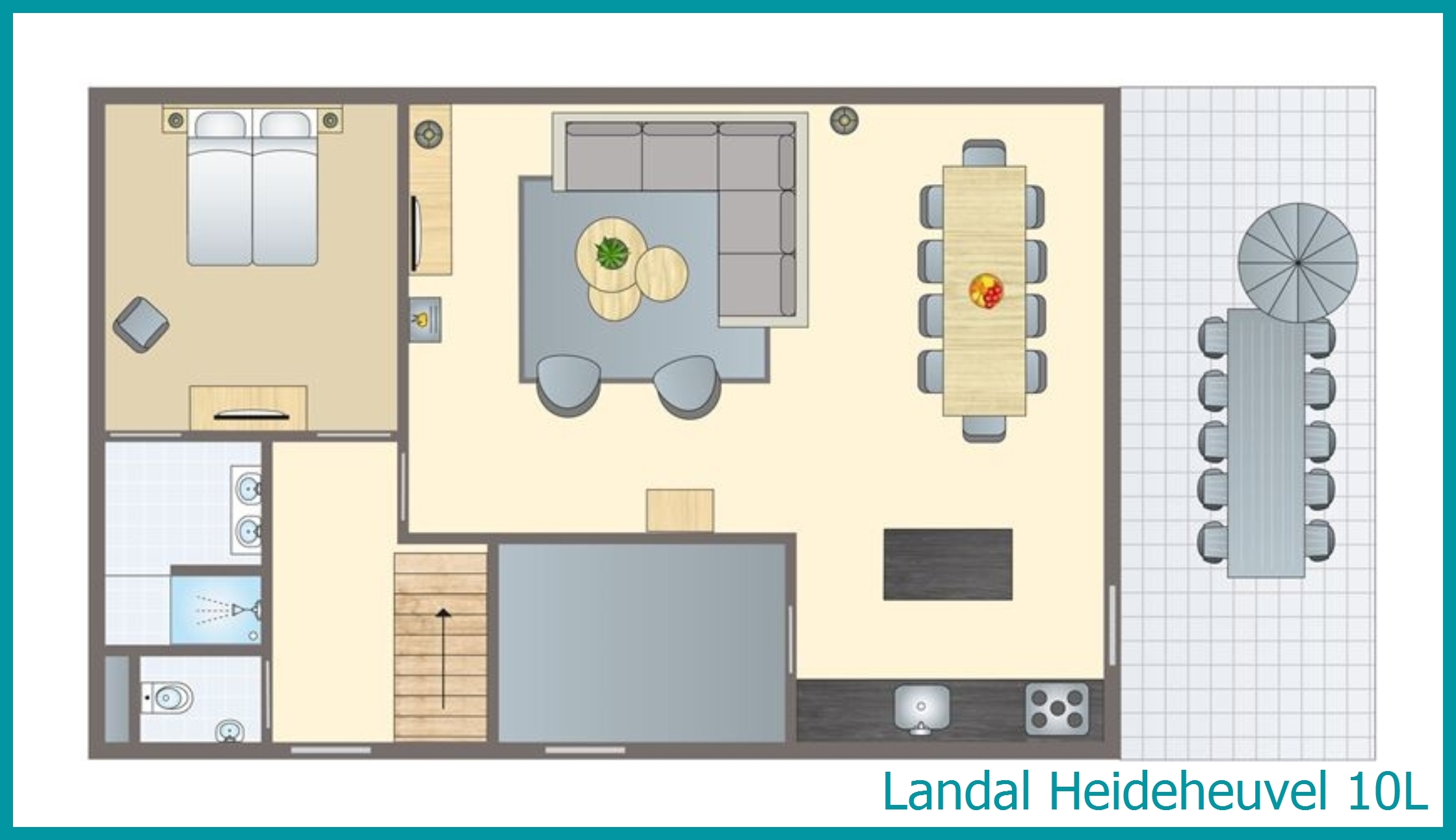 10-persoons bungalow 10L in Heideheuvel