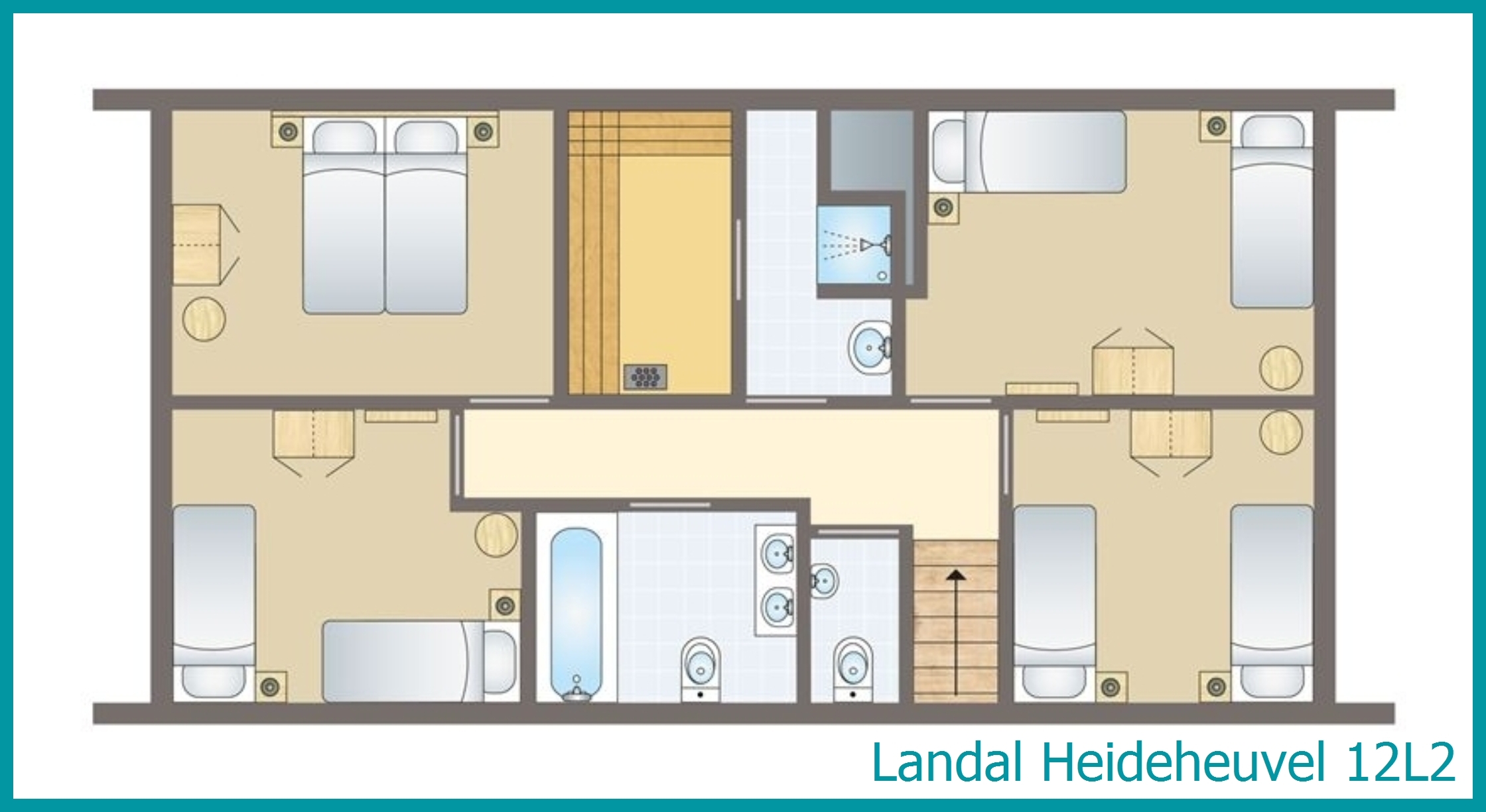 12-persoons bungalow 12L2 in Heideheuvel