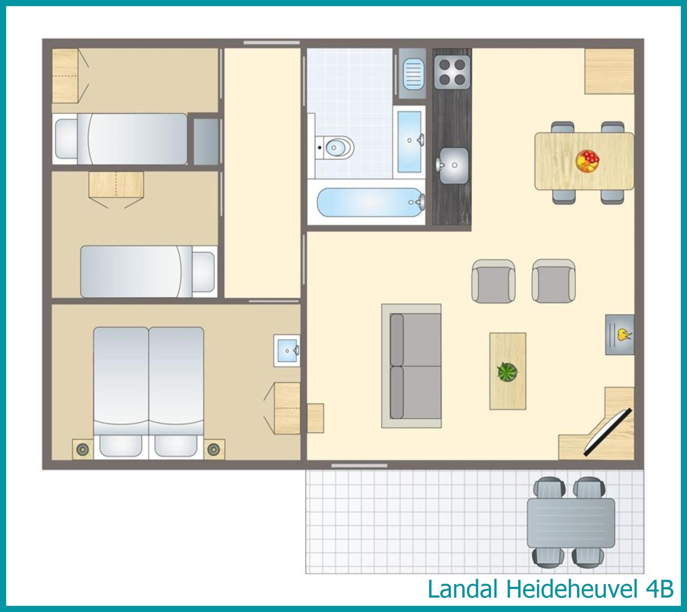 4-persoons bungalow 4B in Heideheuvel