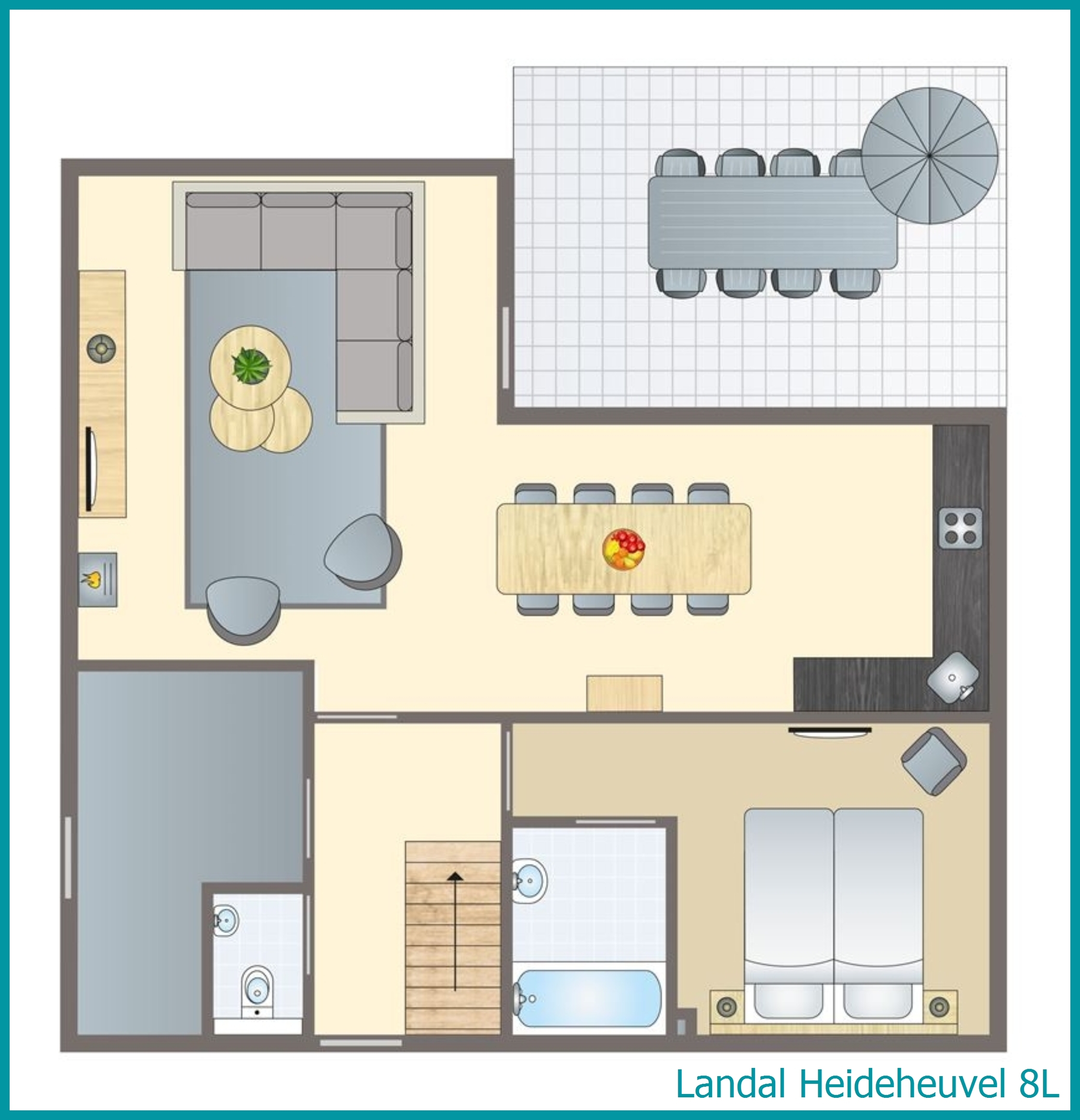 8-persoons bungalow 8L in Heideheuvel
