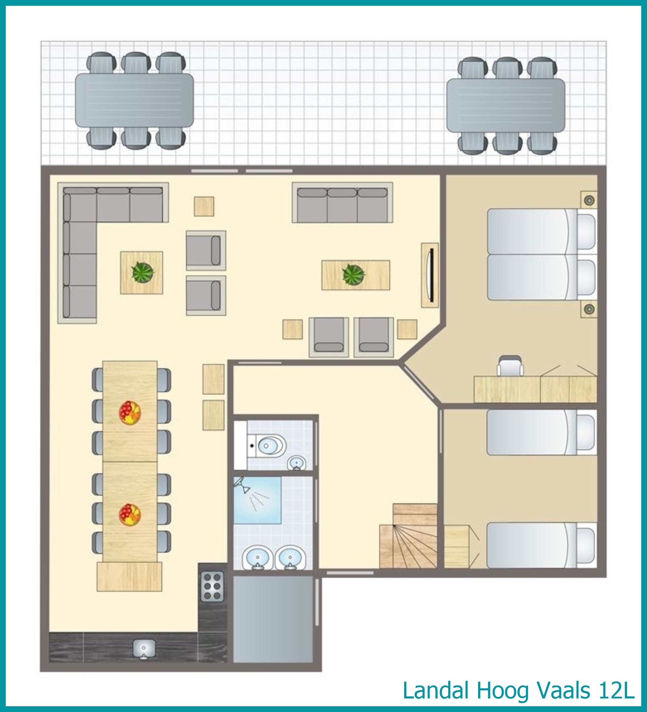12-persoons bungalow 12L in Hoog Vaals
