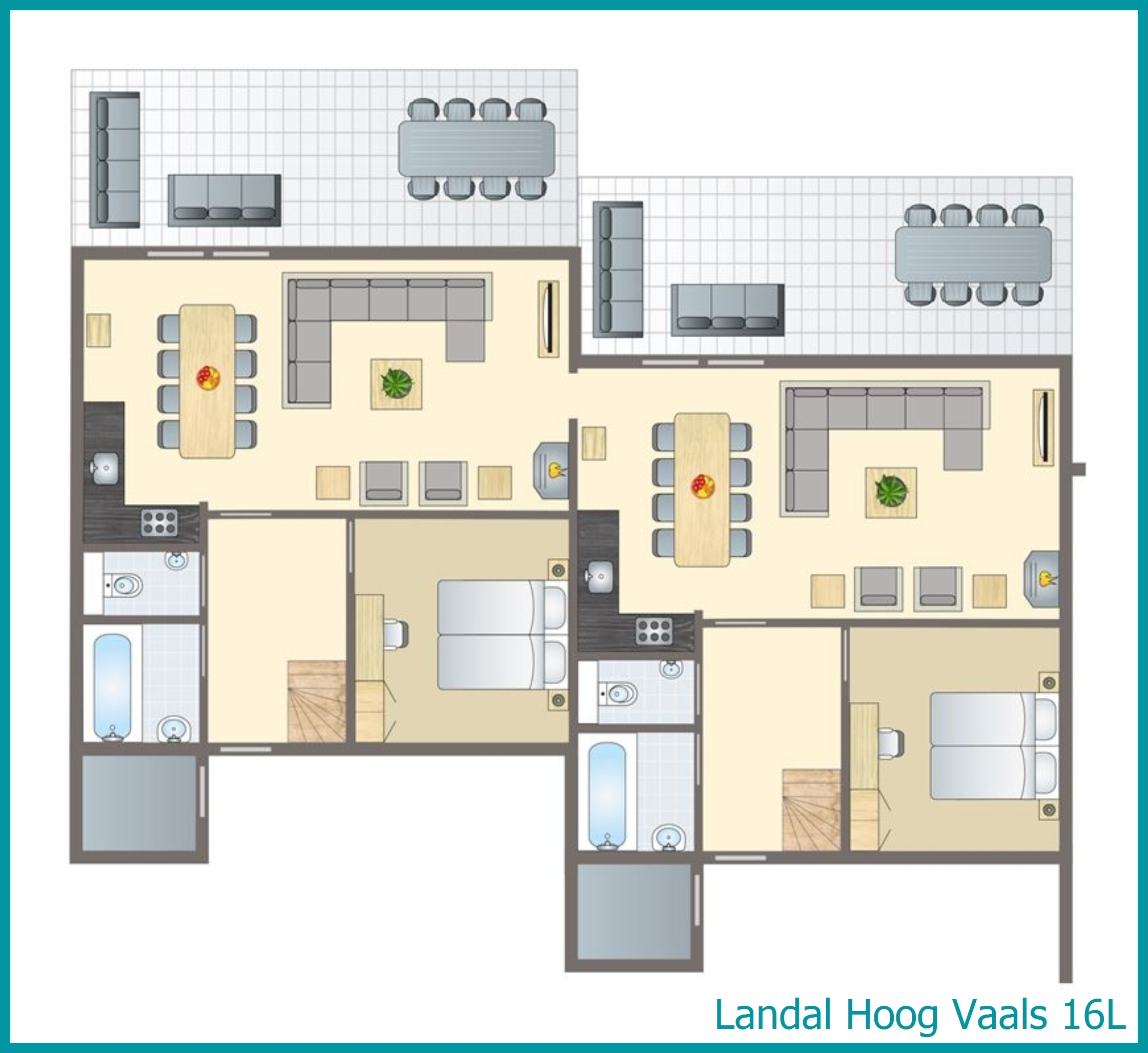 16-persoons bungalow 16L in Hoog Vaals