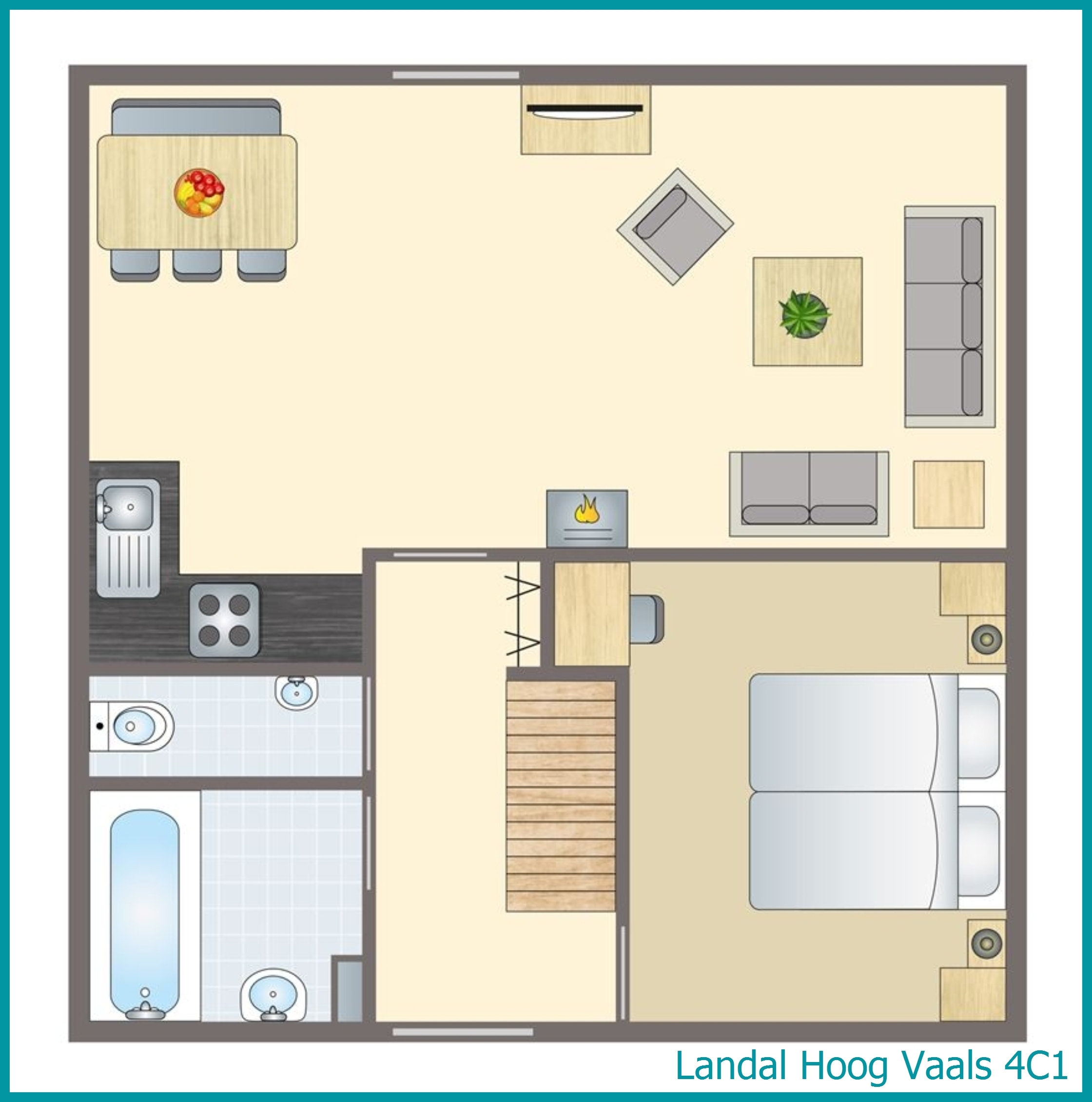 4-persoons bungalow 4C1 in Hoog Vaals