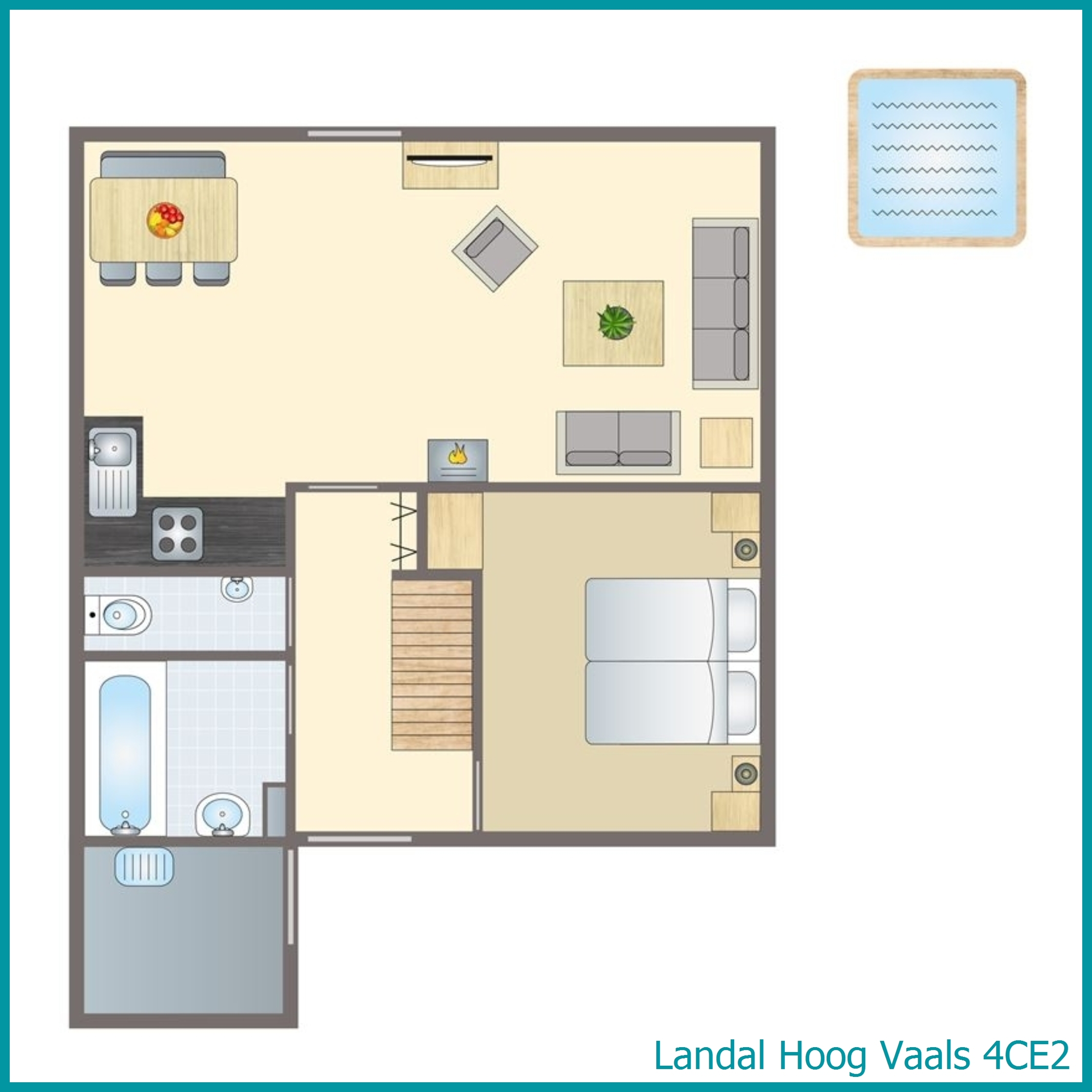 4-persoons bungalow 4CE2 in Hoog Vaals