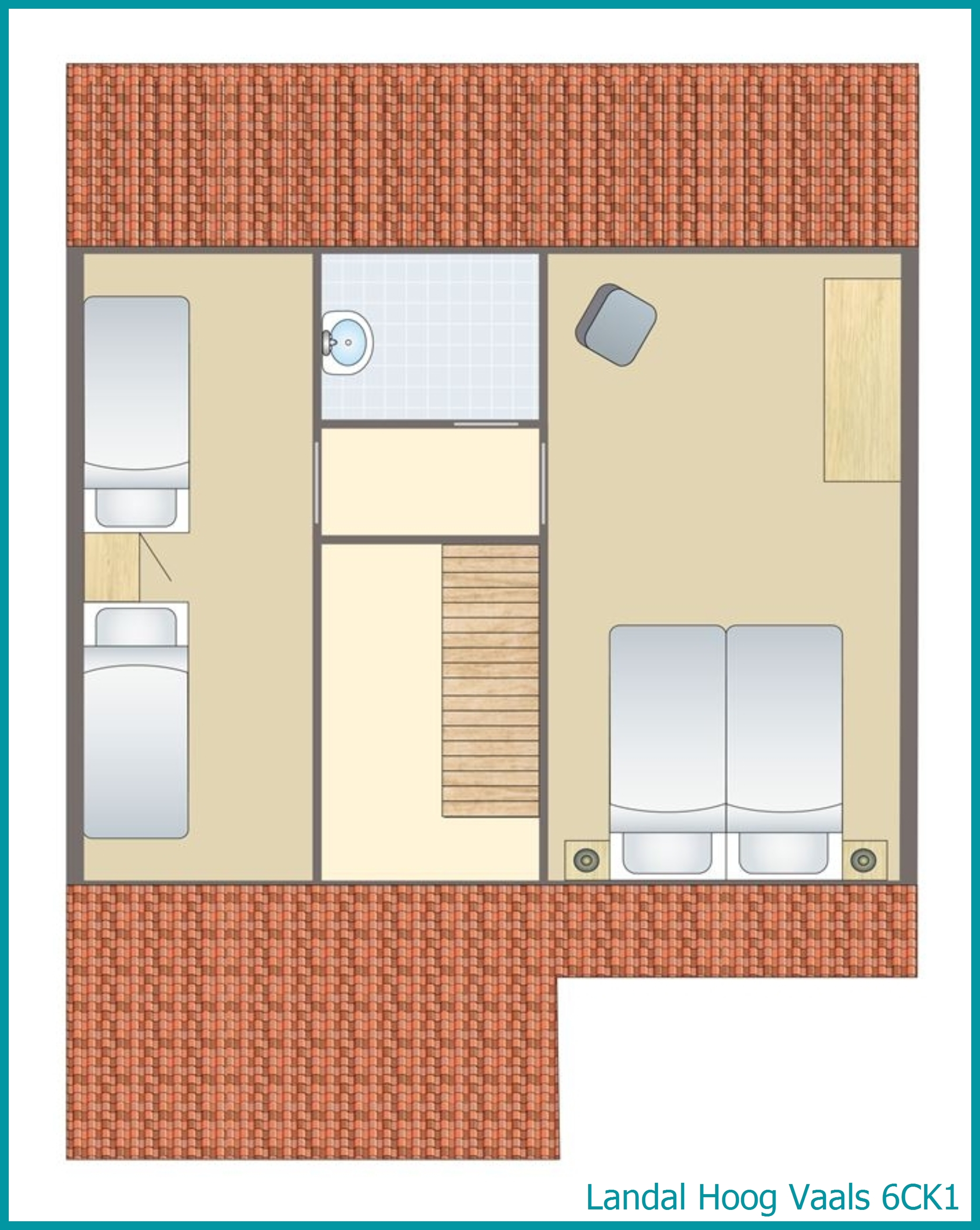 6-persoons kinderbungalow 6CK1 in Hoog Vaals
