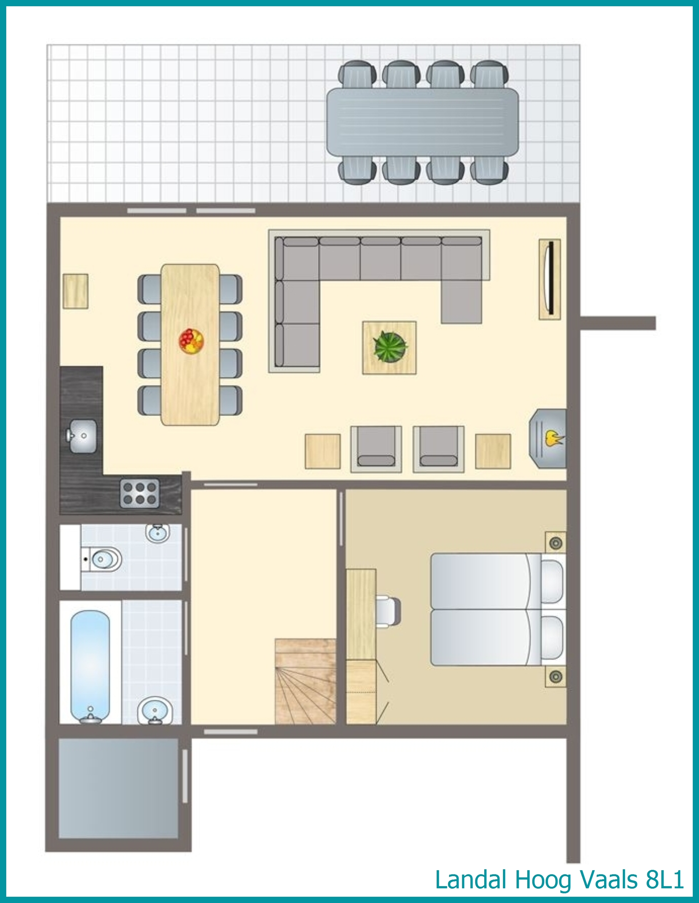 8-persoons bungalow 8L1 in Hoog Vaals