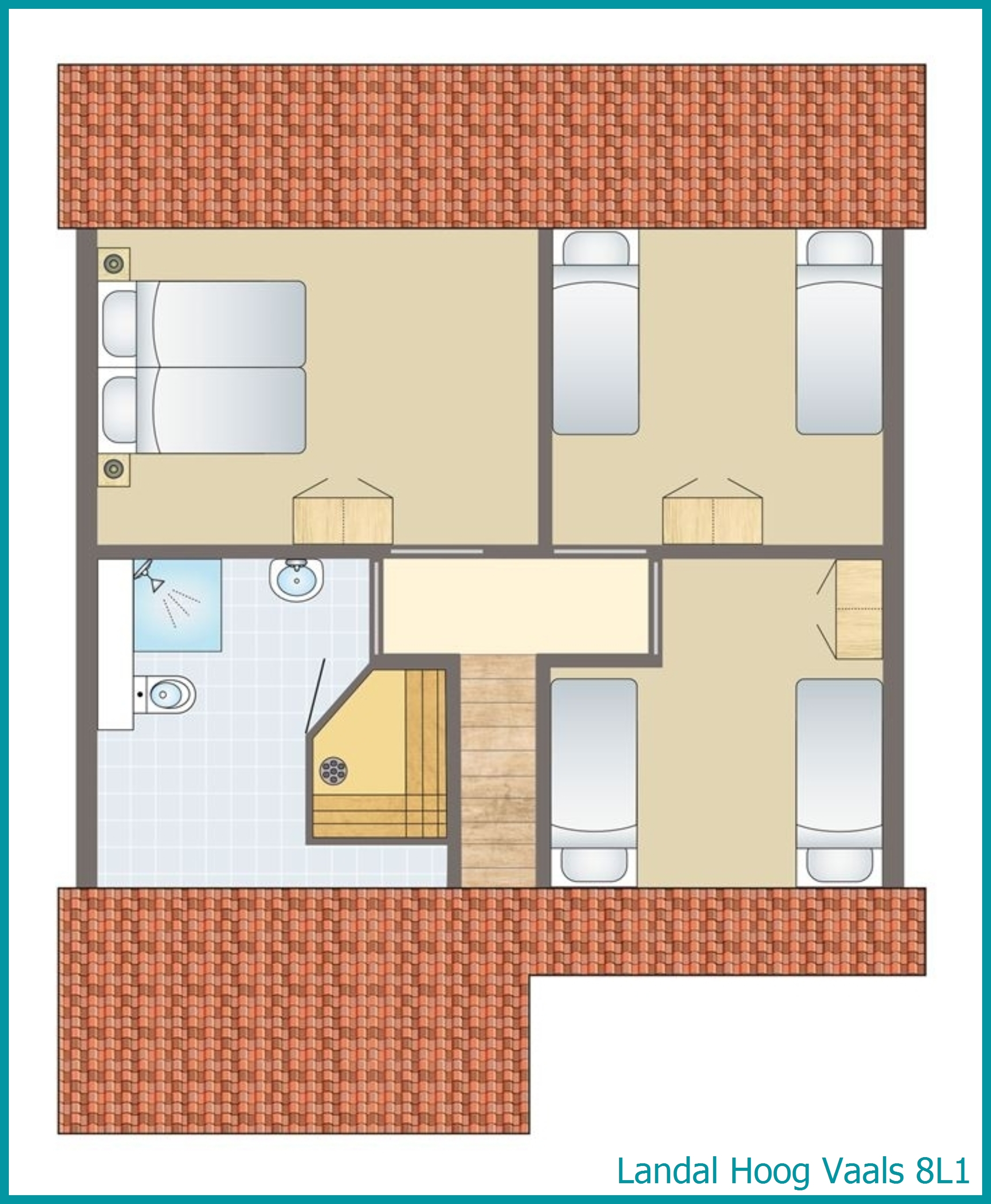 8-persoons bungalow 8L1 in Hoog Vaals