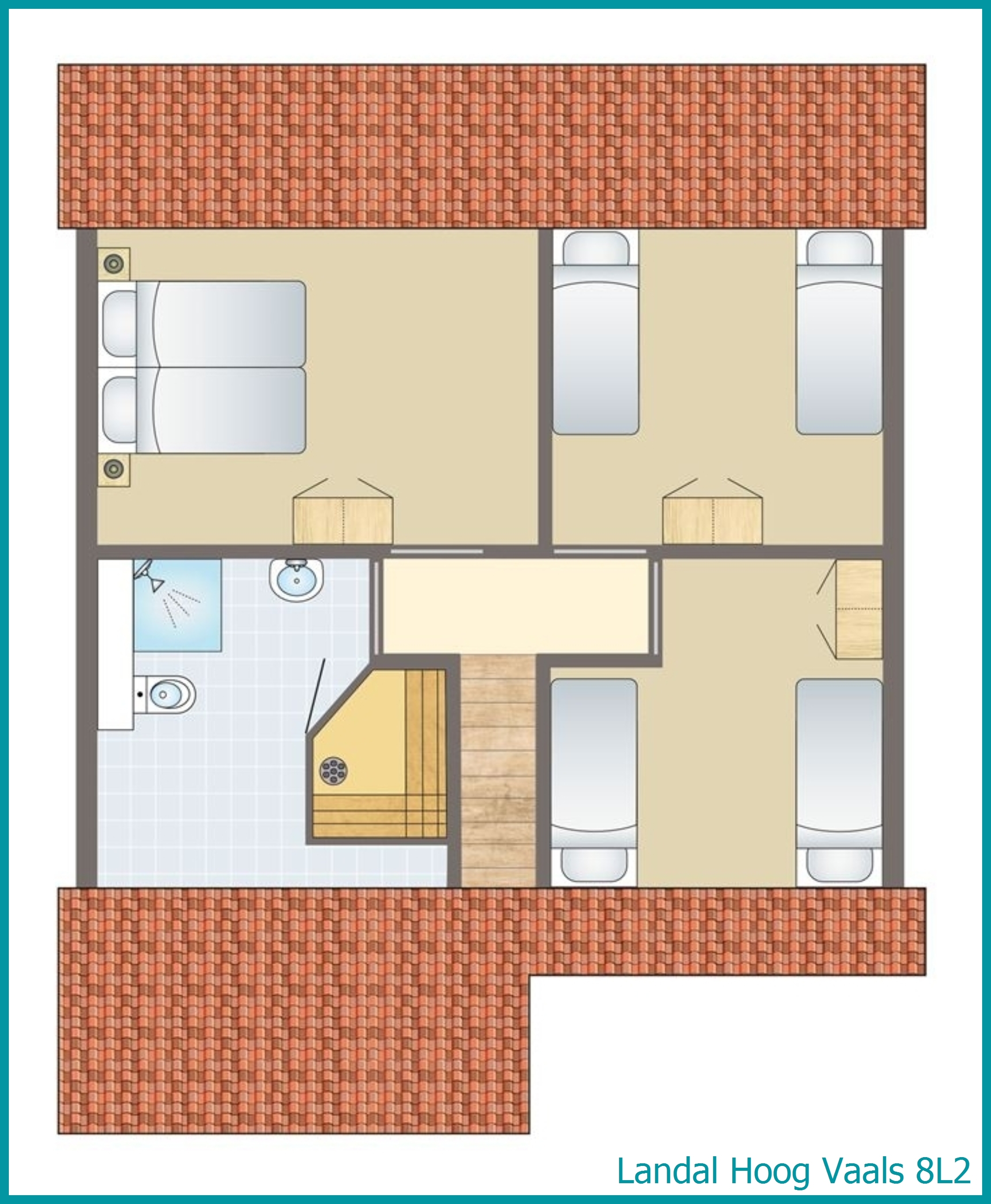 8-persoons bungalow 8L2 in Hoog Vaals