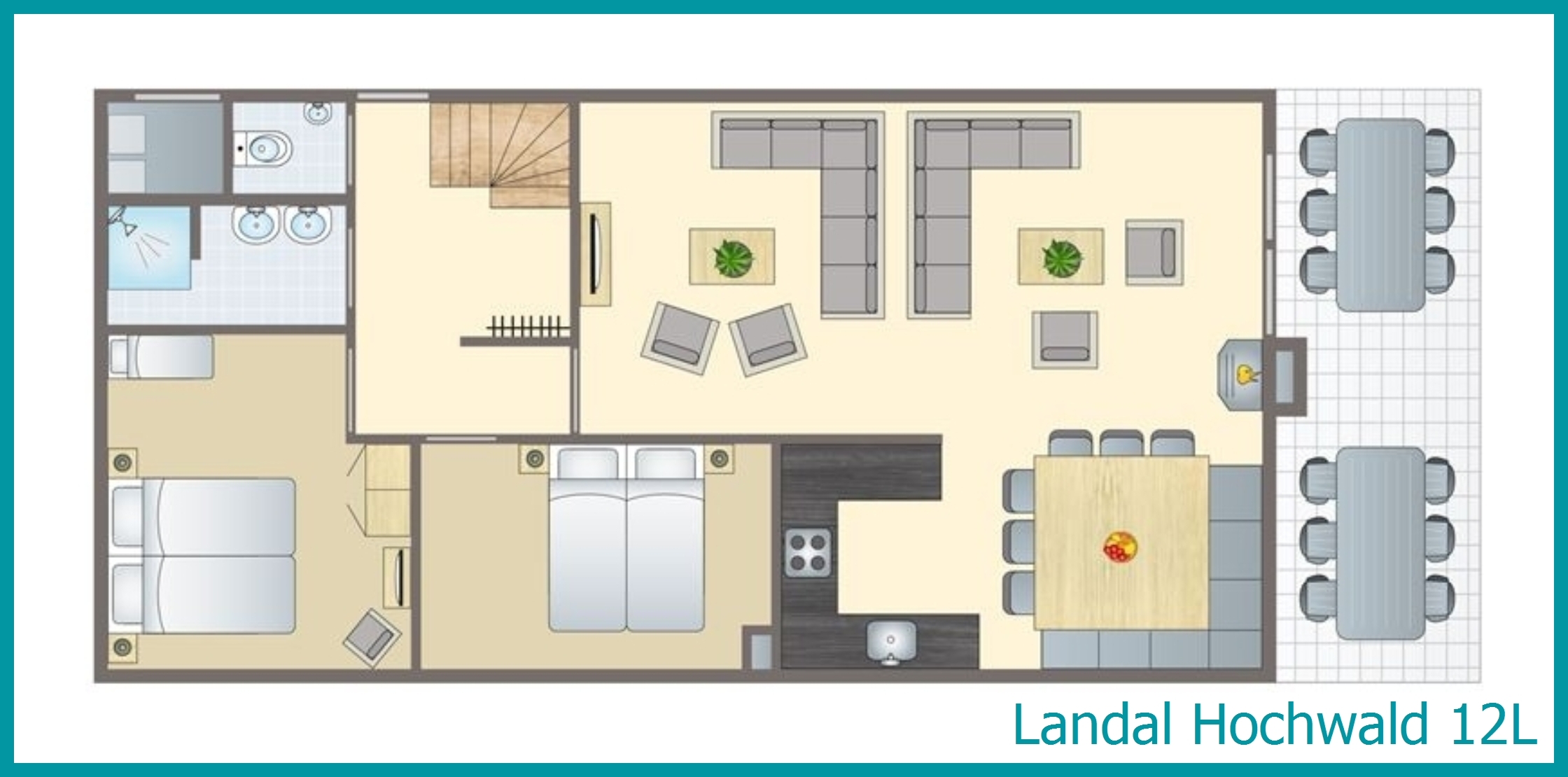 12-persoons bungalow 12L in Hochwald