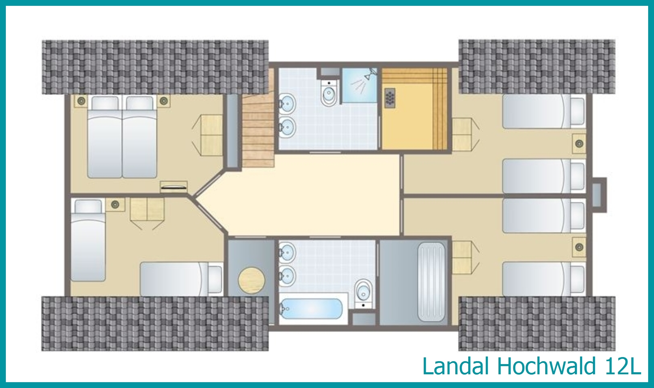 12-persoons bungalow 12L in Hochwald