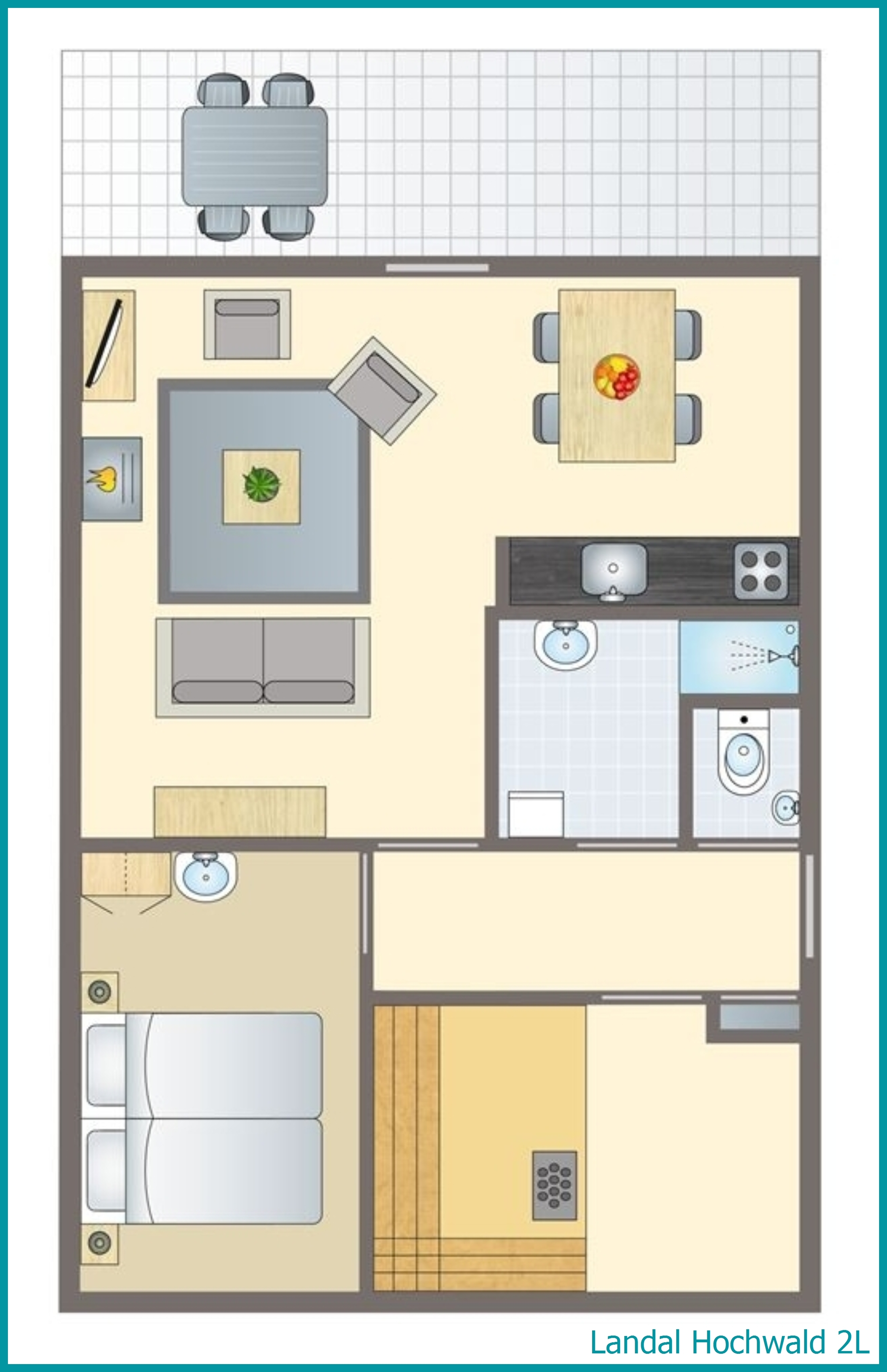 2-persoons bungalow 2L in Hochwald