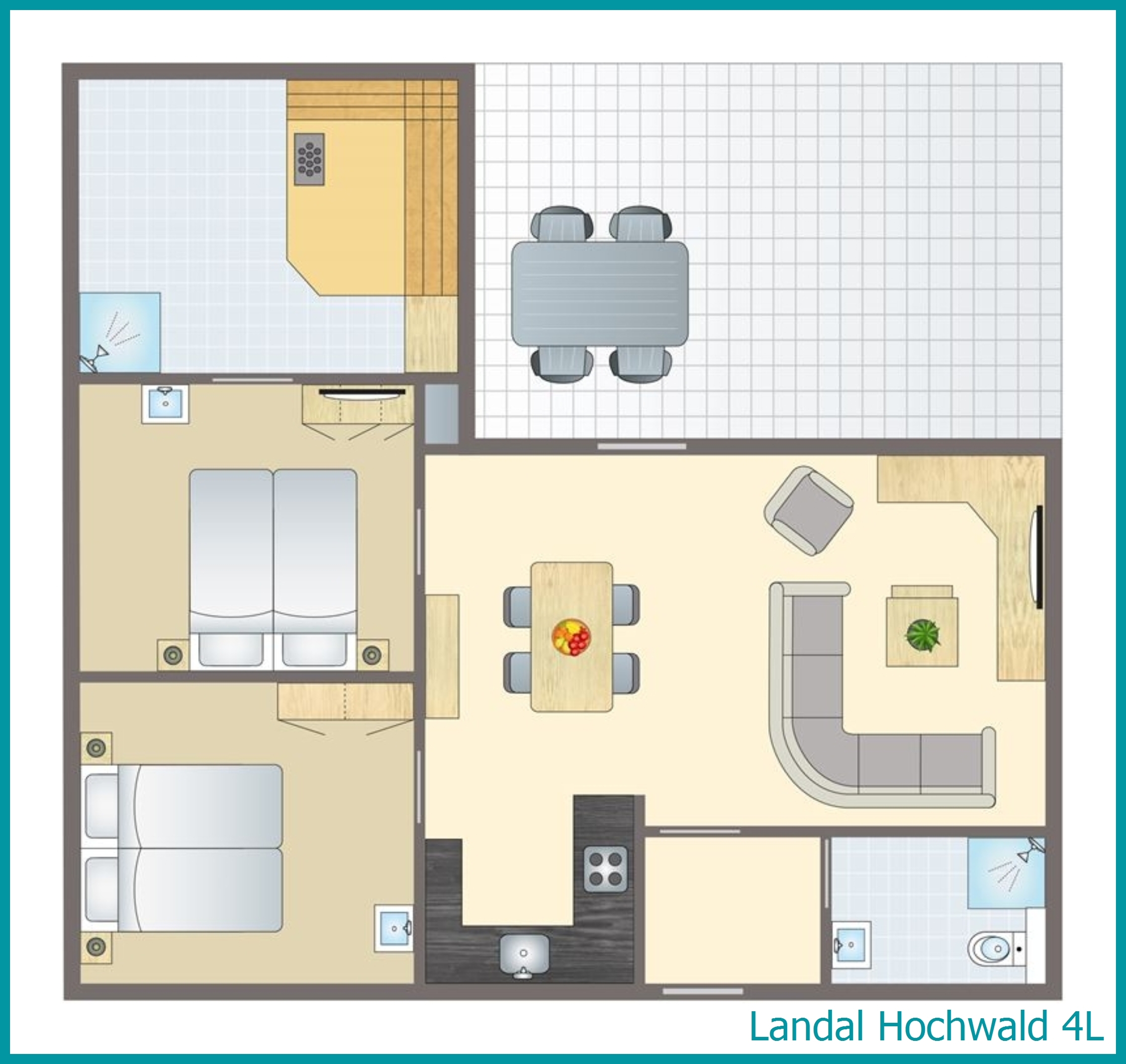 4-persoons bungalow 4L in Hochwald