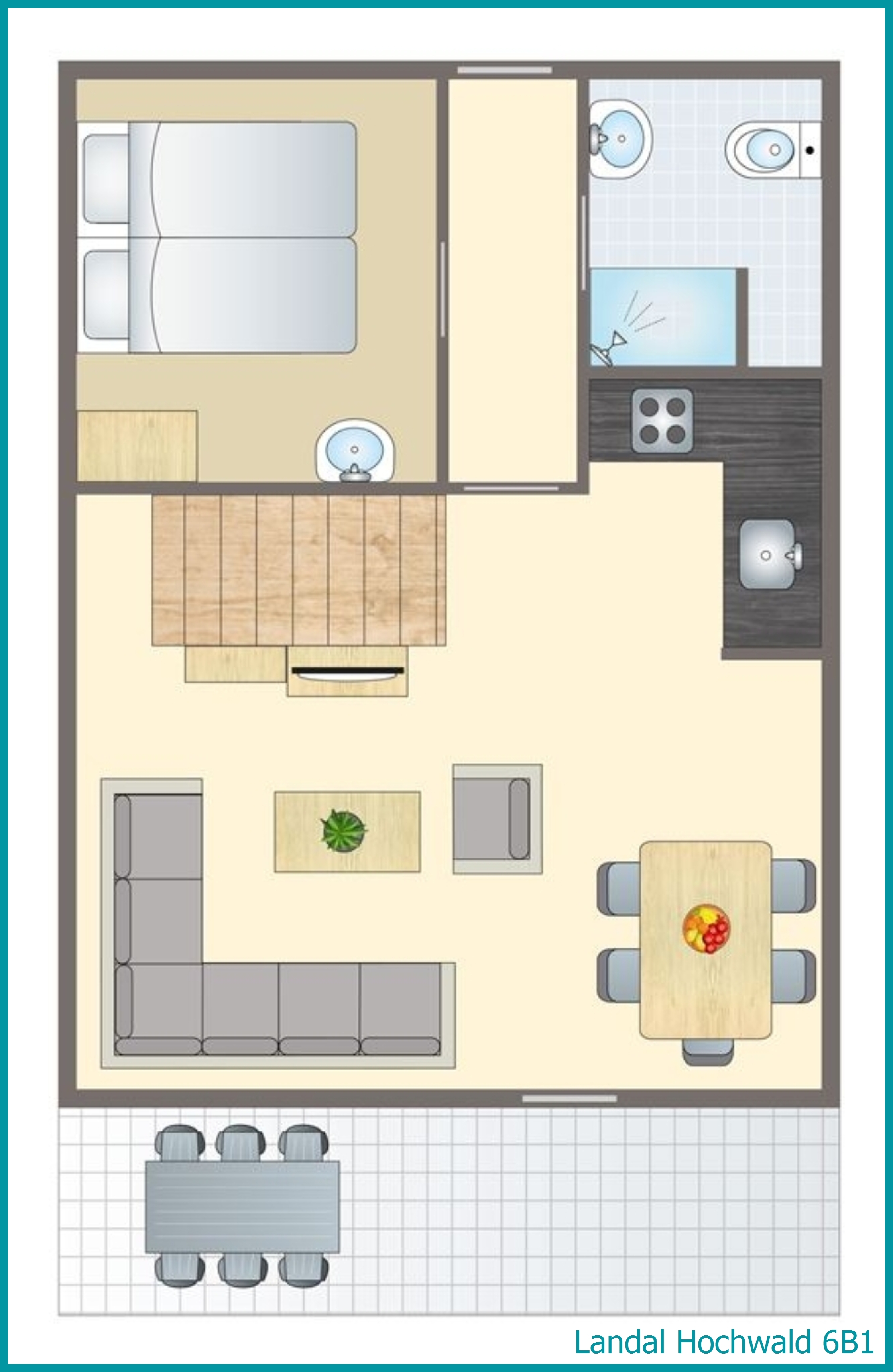 6-persoons bungalow 6B1 in Hochwald