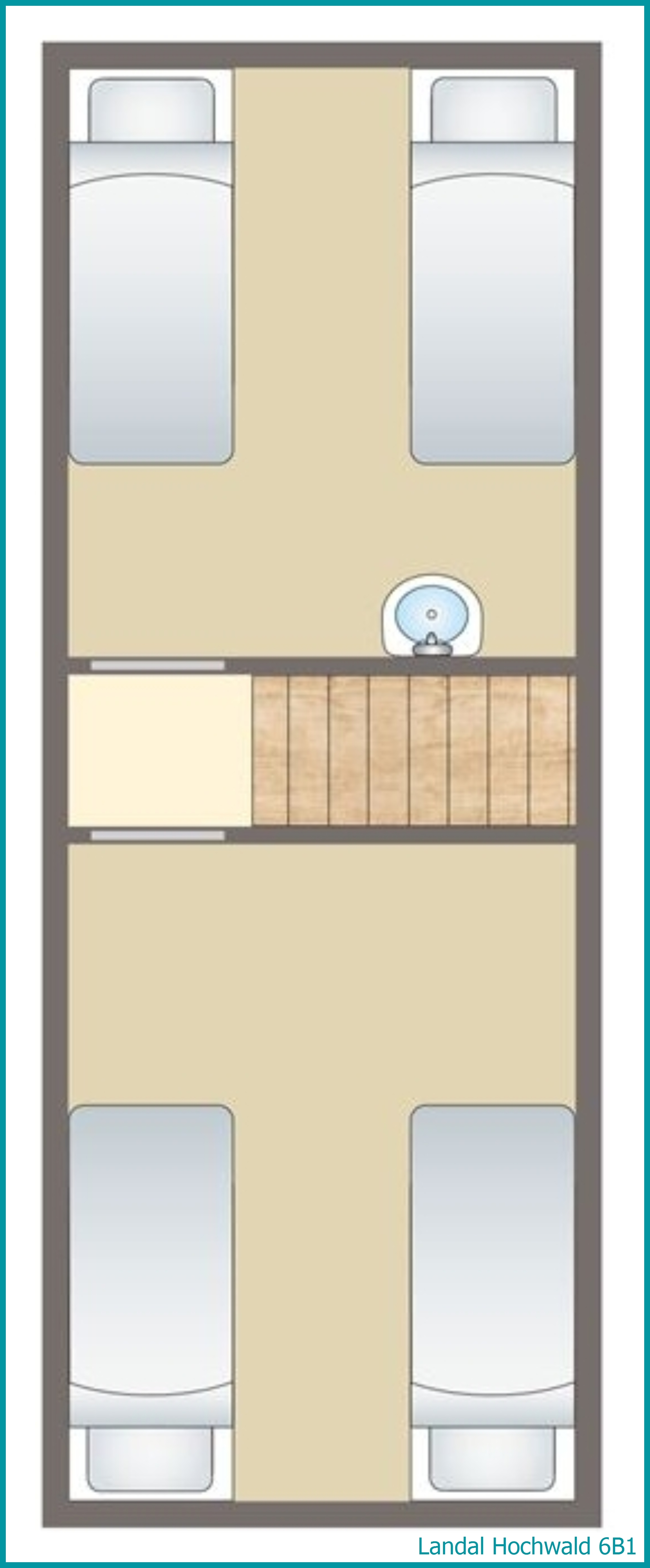 6-persoons bungalow 6B1 in Hochwald
