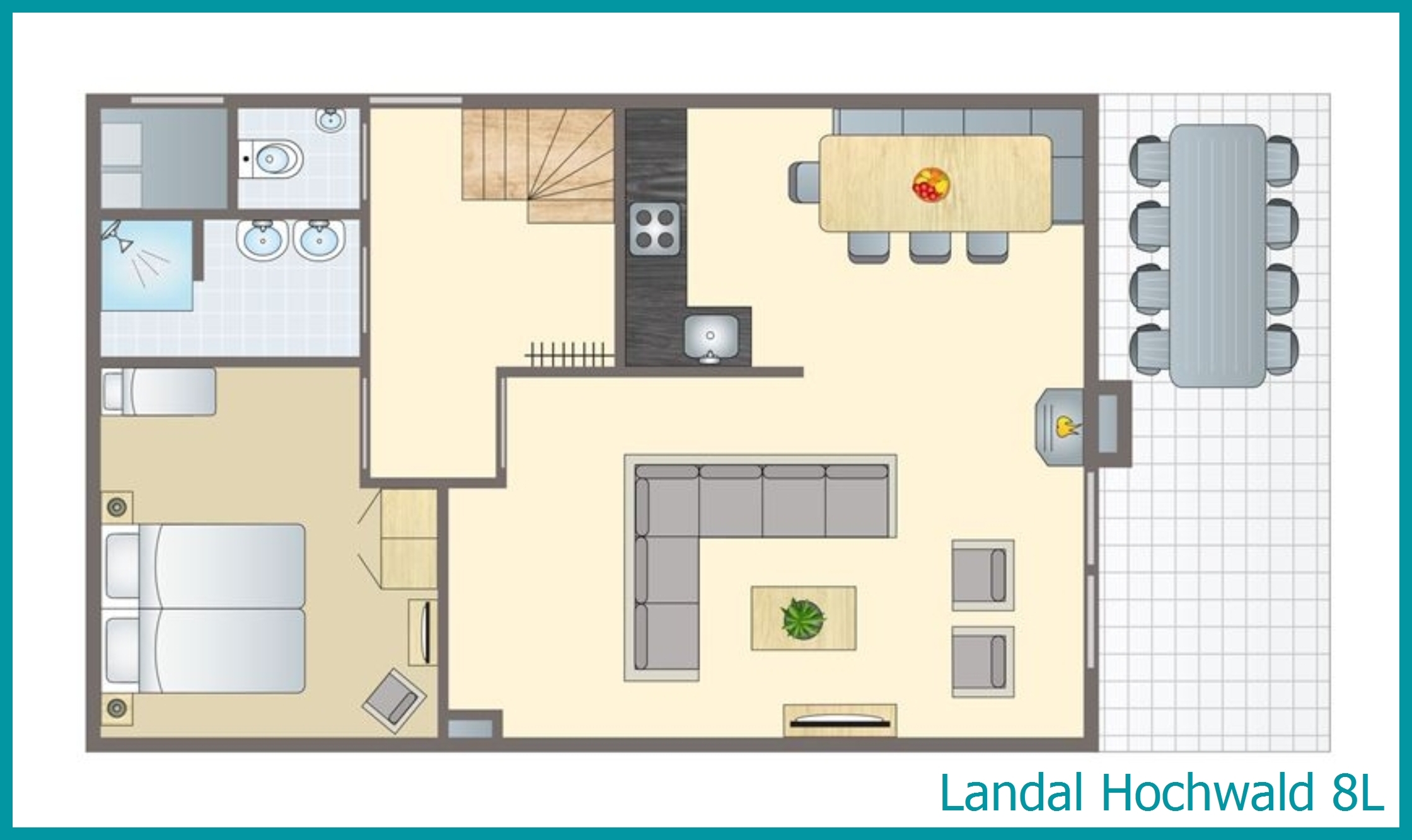 8-persoons bungalow 8L in Hochwald